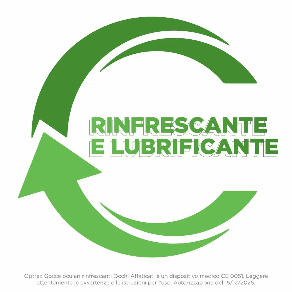 Optrex, Gocce Oculari Rinfrescanti, per alleviare l'affaticamento e il rossore degli occhi, 10ml