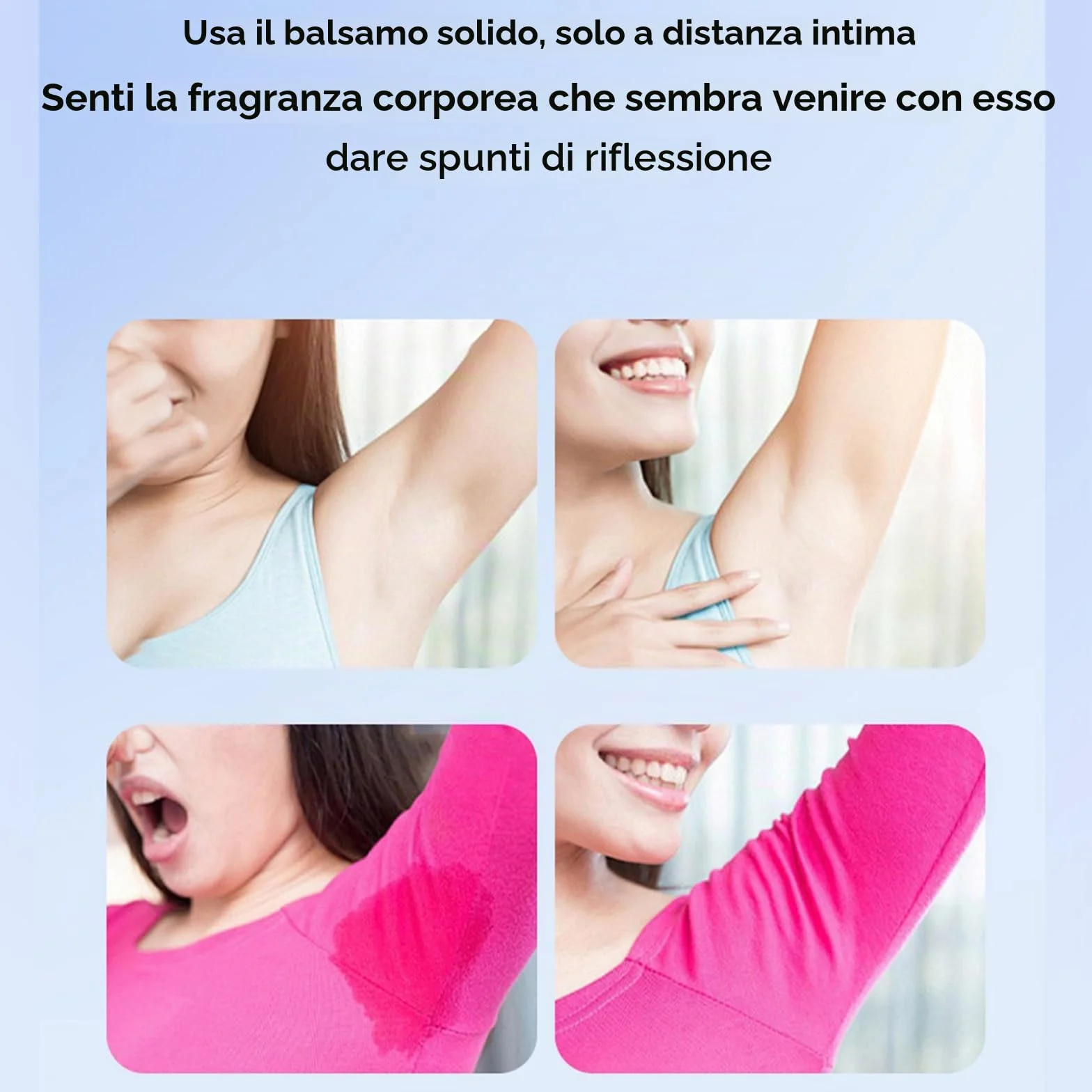 Balsamo Profumato Solido Portatile da Donna Set di Profumi da Viaggio Fragranze Naturali a Lunga Durata Mini Profumo in Cera Regali Non Appiccicoso, 3 Fragranze: Oceano, Cocco, Gelsomino