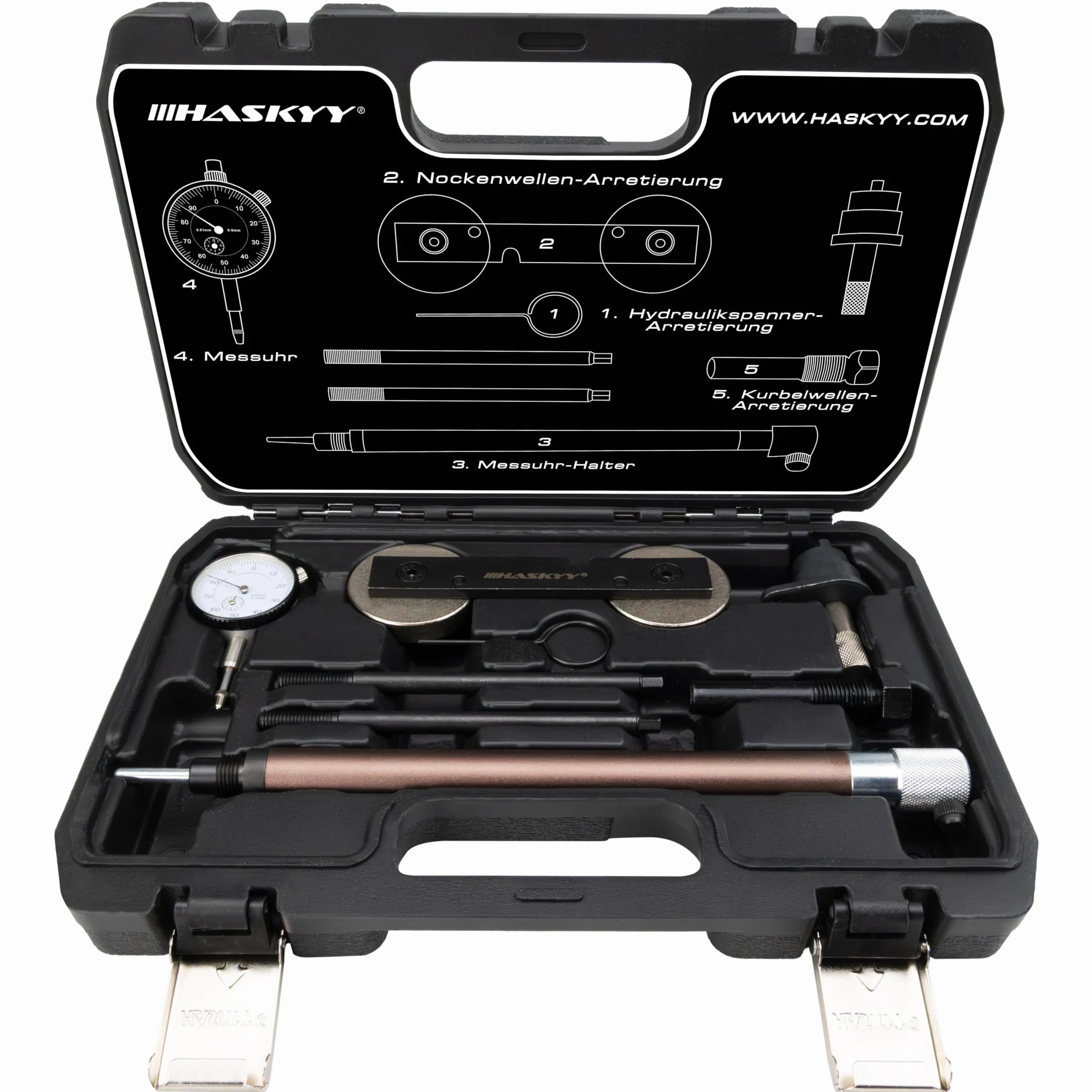 HASKYY Set di strumenti di regolazione del motore, catena di controllo, compatibile con VAG AUDI VW 1.2 1.4 1.6 TSI FSI TFSI