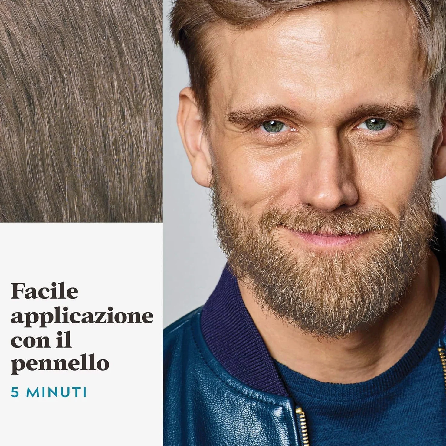 Renee Blanche Colorazione Per Barba E Baffi Tintura Colore Biondo Senza Ammoniaca 2x20 Ml (6, Unità)