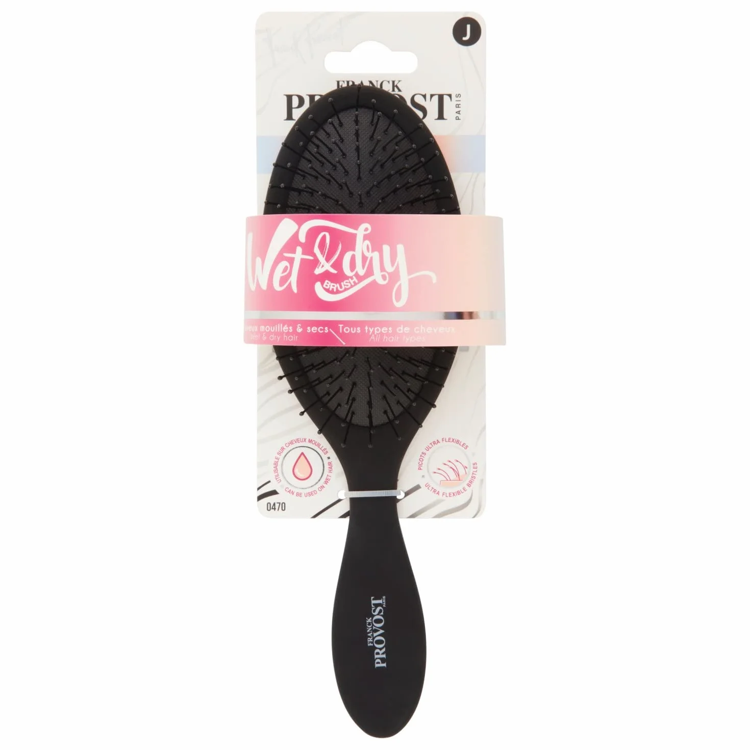 Franck Provost Wet & Dry Spazzola districante per capelli secchi bagnati