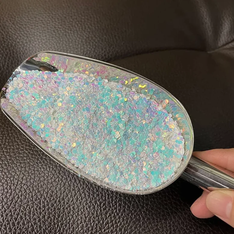 100g 500g Esagonale Formato Della Miscela Colore Della Caramella Occhio Viso Artigianato Unghie artistiche Paillettes Glitter Chunky Bulk Powder-7-500g