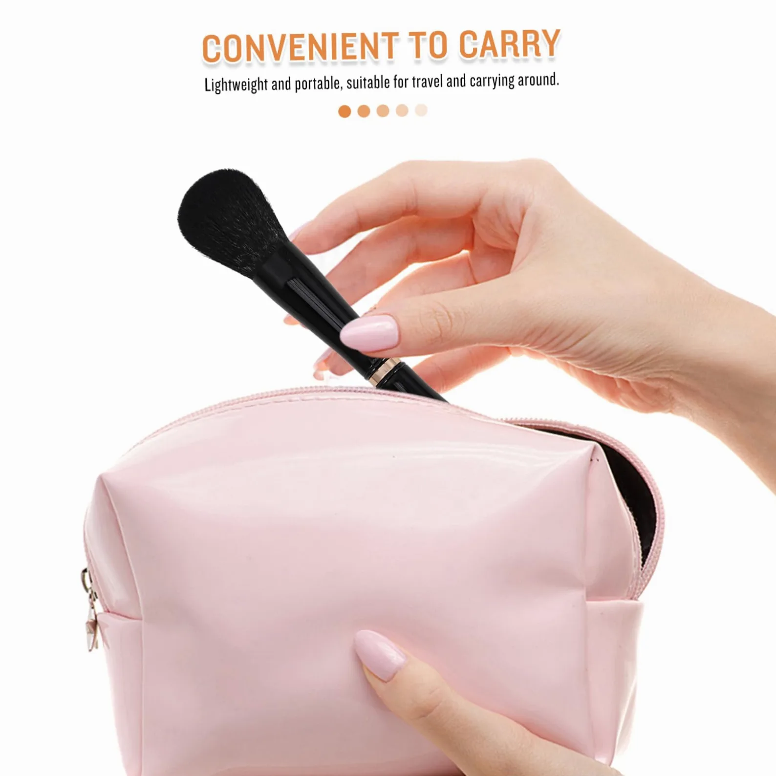 FOMIYES 3 Pz Pennello Da Trucco Pennello Per Fondotinta Applicatore Di Polvere Pennello Per Trucco in Polvere Pennello Per Cipria Per Le Guance Lana Di Nylon Di Seta Ondulata