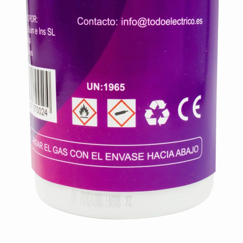 Ralerfresh RS Gas Refrigerante Organico per Climatizzatore Split 950g Sostitutivo R410 R32 R407 R22 Bottiglia Chiave