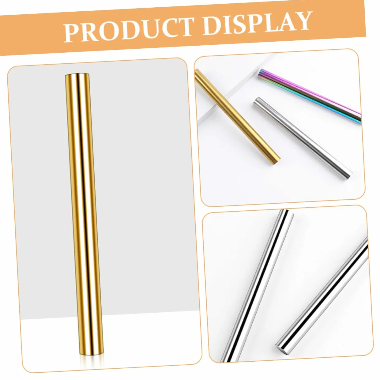 FRCOLOR 9pezzi Per Unghie Cat Eye Magnetici Inossidabile Per Nail Art Per Manicure Design Cilindrico Per Gel Unghie Eye