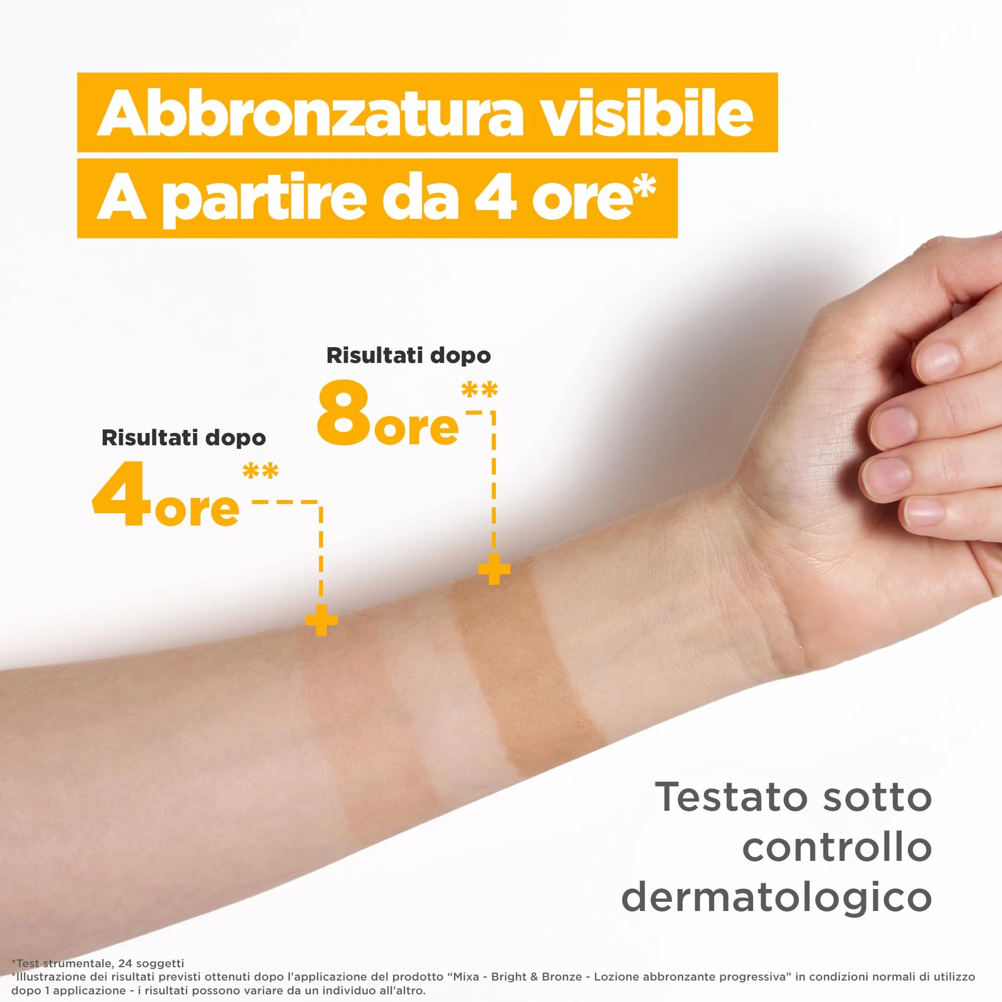 Mixa Lozione Abbronzante Viso Corpo 250 ml Carnagioni Chiare Medie Abbronzatura Progressiva Naturale DHA Vegetale Glicerina