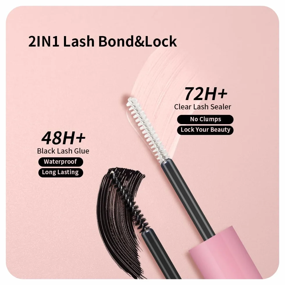 Ciglia Finte Ciuffetti Kit 60D+80D+100D Naturali D Curl 10-18mm DIY Extension Cluster Lashes