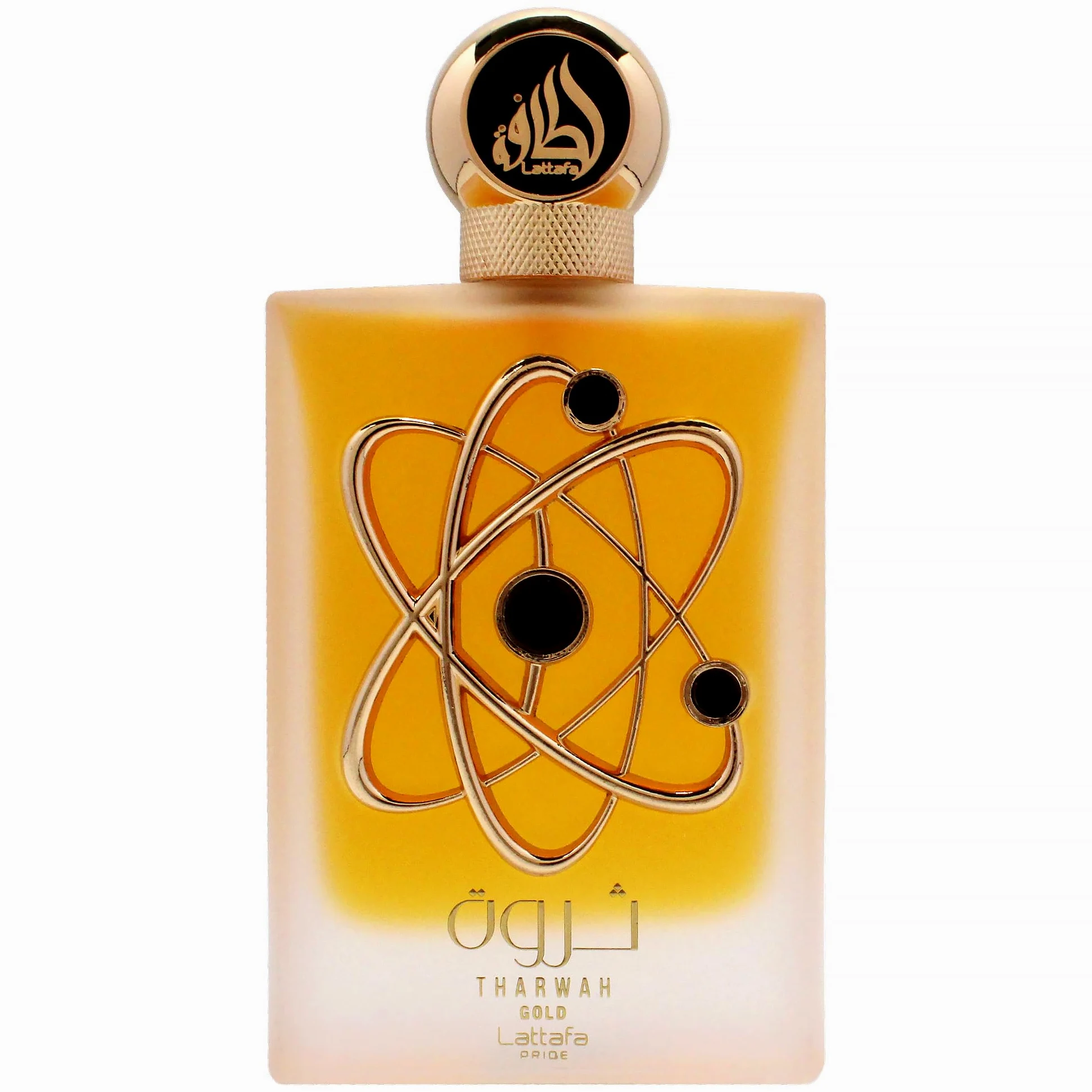 Lattafa Profumi Tharwah Gold for Unisex Eau de Parfum Spray, 3.4 Ounce