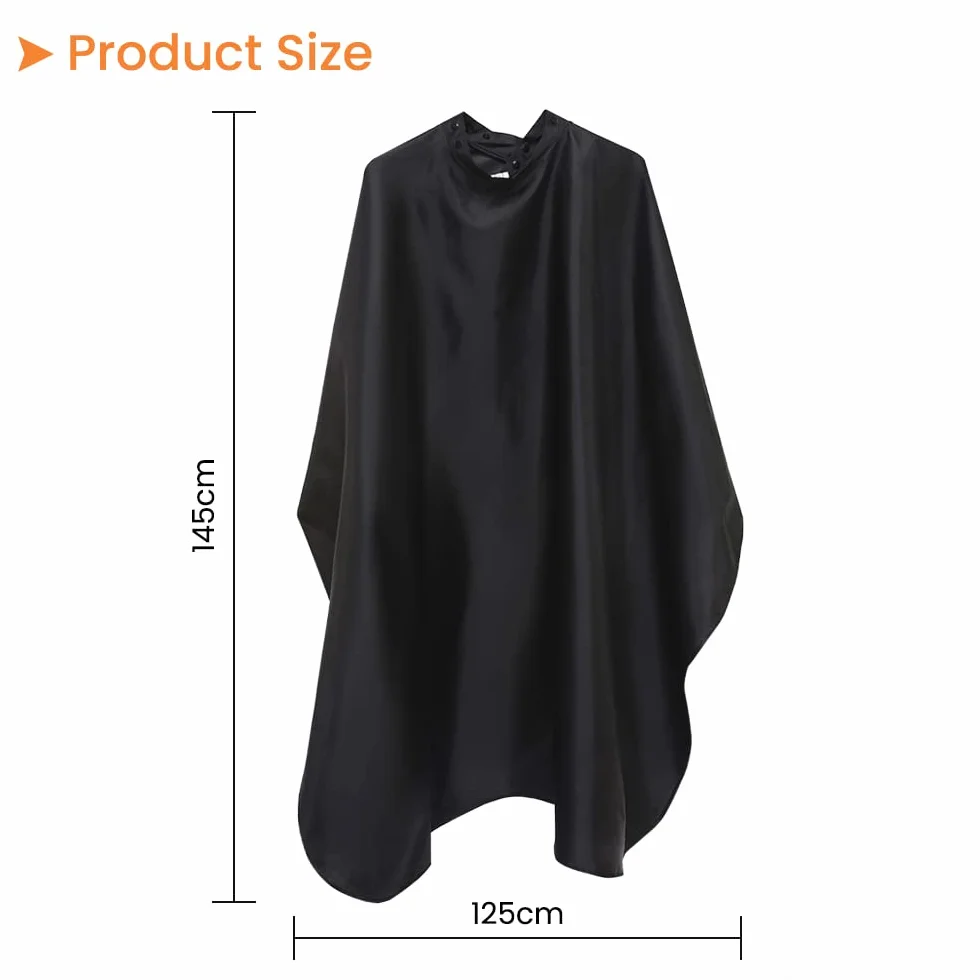 Mantella Parrucchiere Taglio Capelli Leggera Professionale Chiusura Bottoni 143x126cm