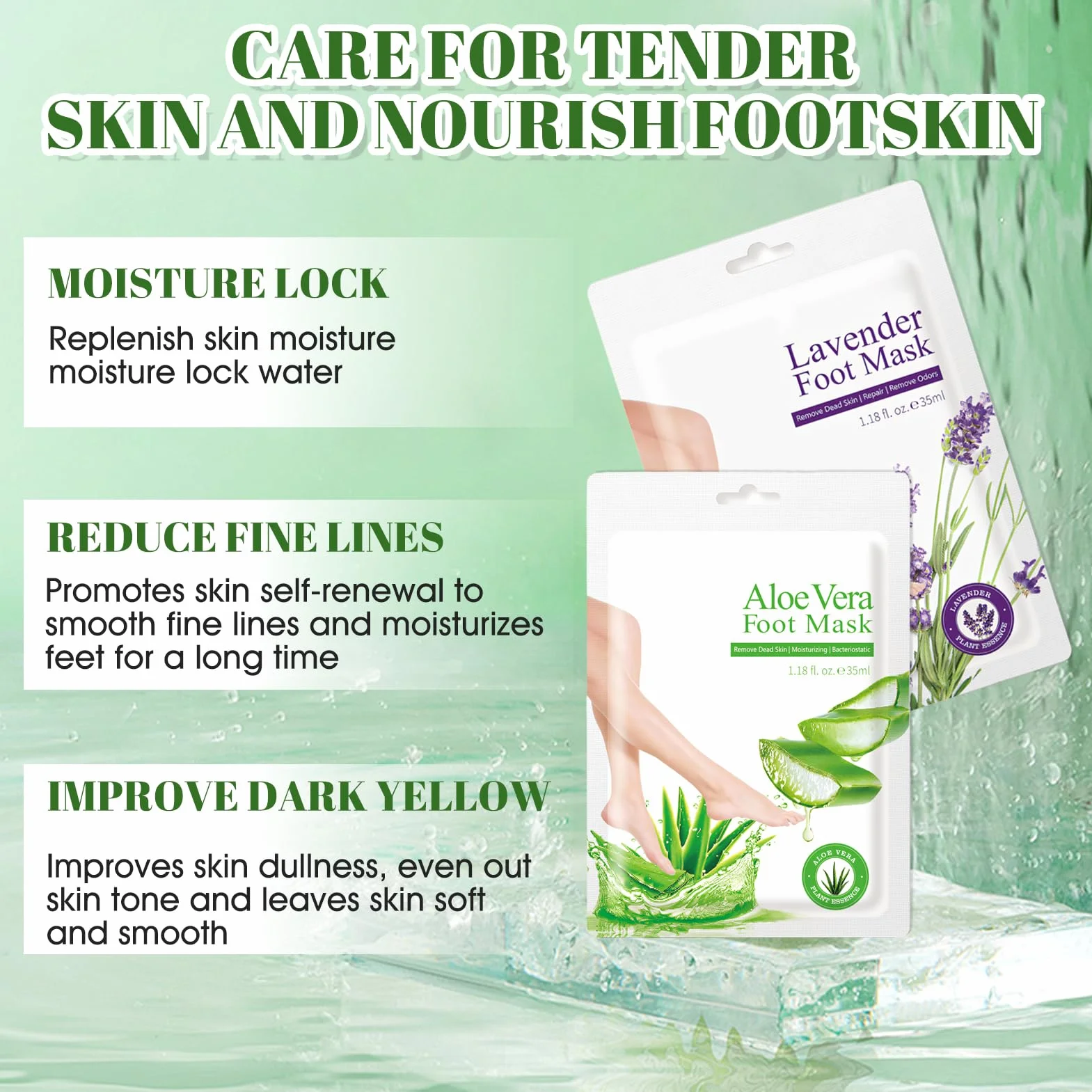 Maschera Piedi, Mascheras piedi Esfoliante, maschera Piedis Secchi Screpolati, Skincare Coreana, maschera piedis Idratante, Peeling Piedi Rendono la Pelle Più Liscia, 6 Pezzi