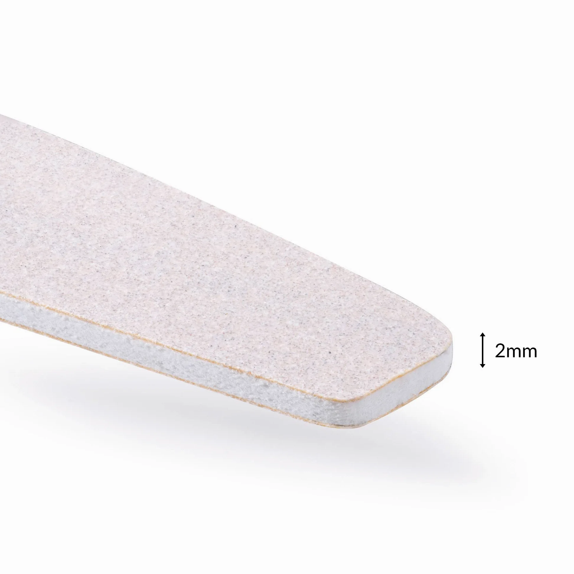 Aba Group 100 lime professionali per unghie a mezzaluna fenicottero 180/240 Slim, resistenti, monouso, di buona qualità, resistente all'abrasione, set di lime per unghie, prodotto in UE