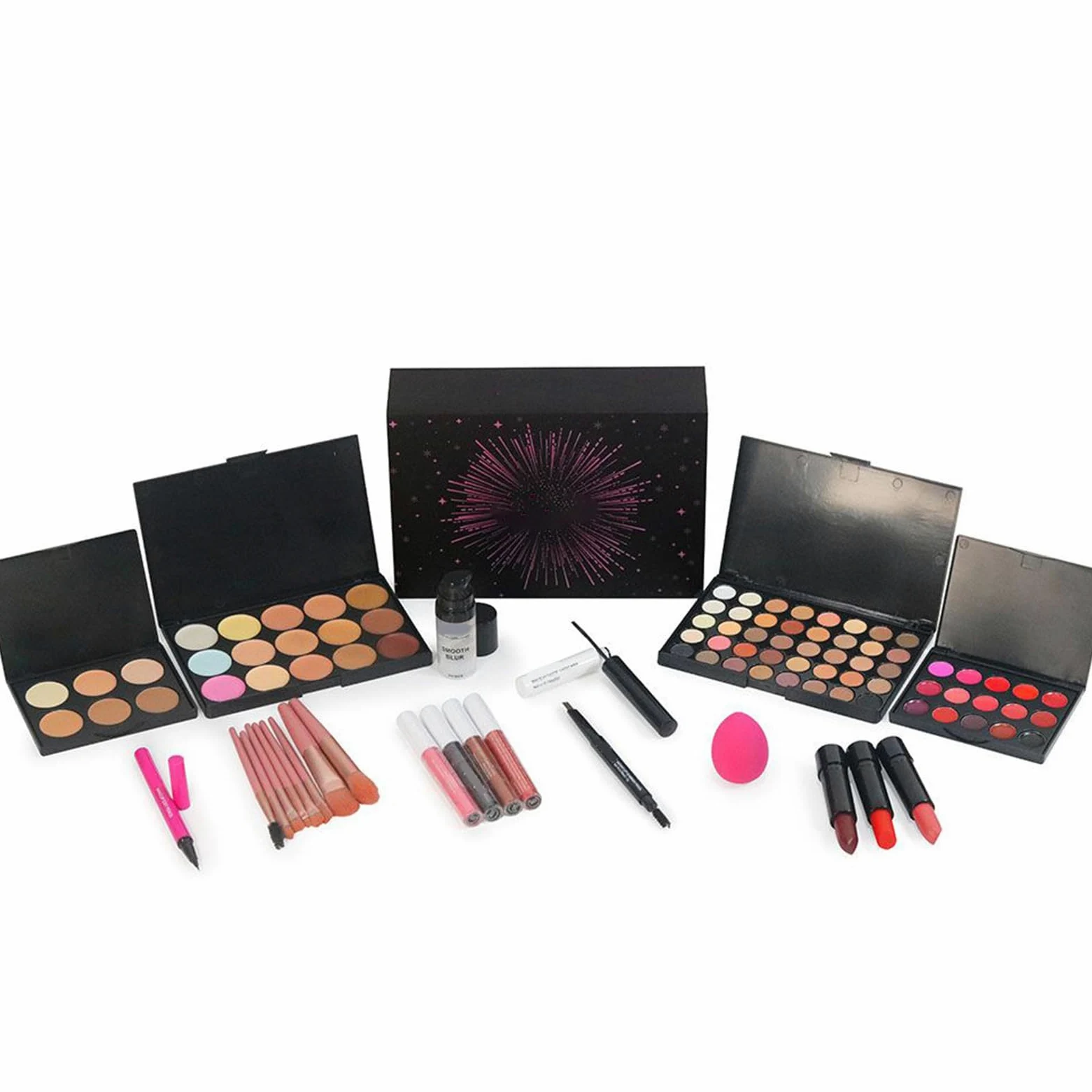 Kit Di Trucco,Palette, Rossetto E Pennello | Kit Completo Con Palette Di | Ombretti - Per Donne, Ragazze, Adolescenti, Principianti, Compleanno, Natale, Moglie, Festa Della Mamma
