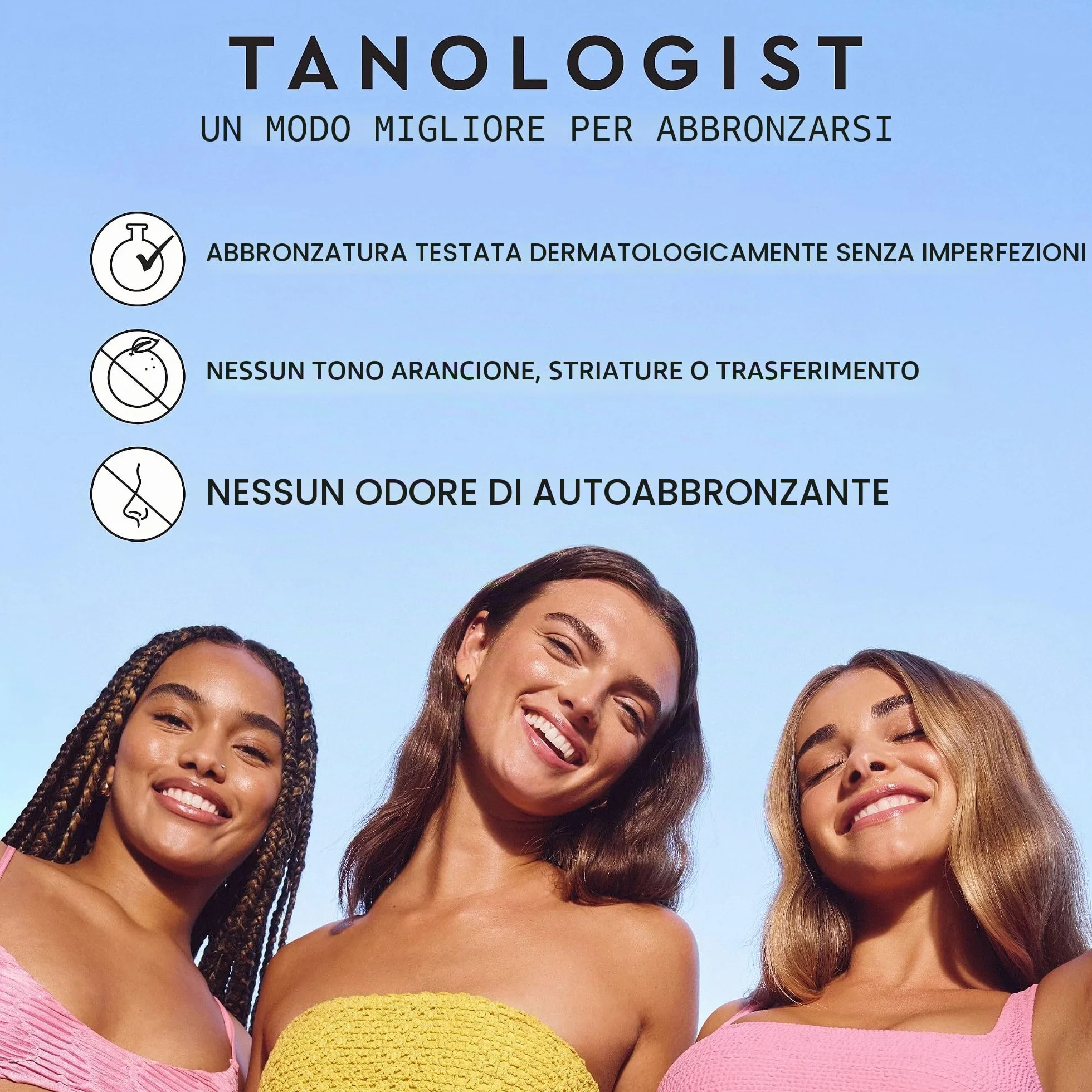 Tanologist Guanto Autoabbronzante Viso e Corpo Duo Riutilizzabile Lavabile in Lavatrice