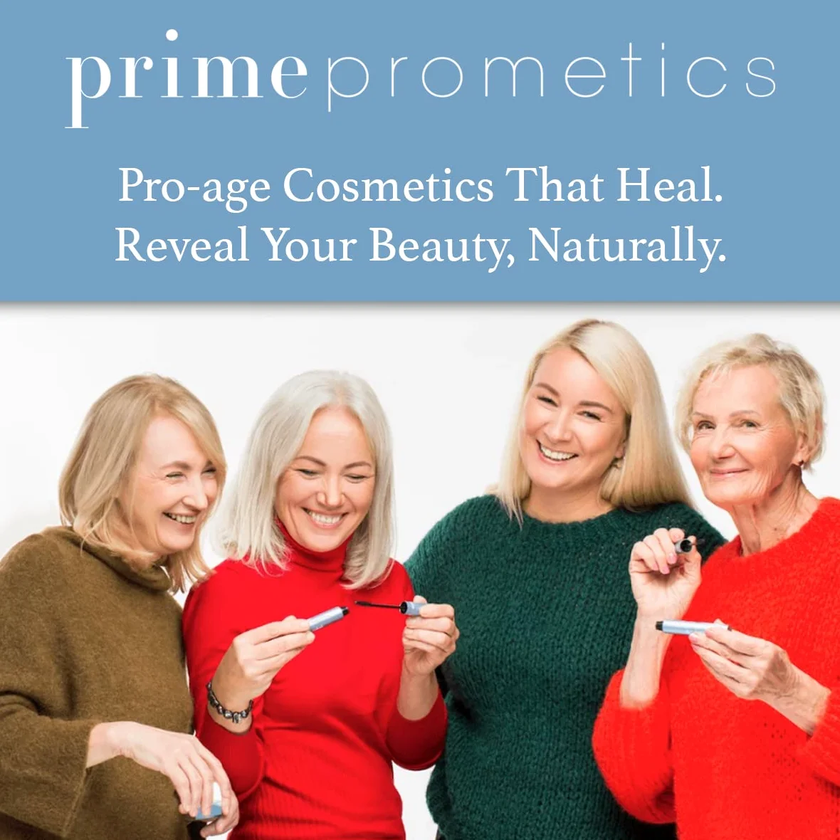 Prime Prometics PrimeLash Siero per la crescita per le donne oltre i 50 anni – Crescere più ciglia – Spesso, Forte, Sollevato – in 1 Scorri una notte, infuso di vitamine, per occhi sensibili