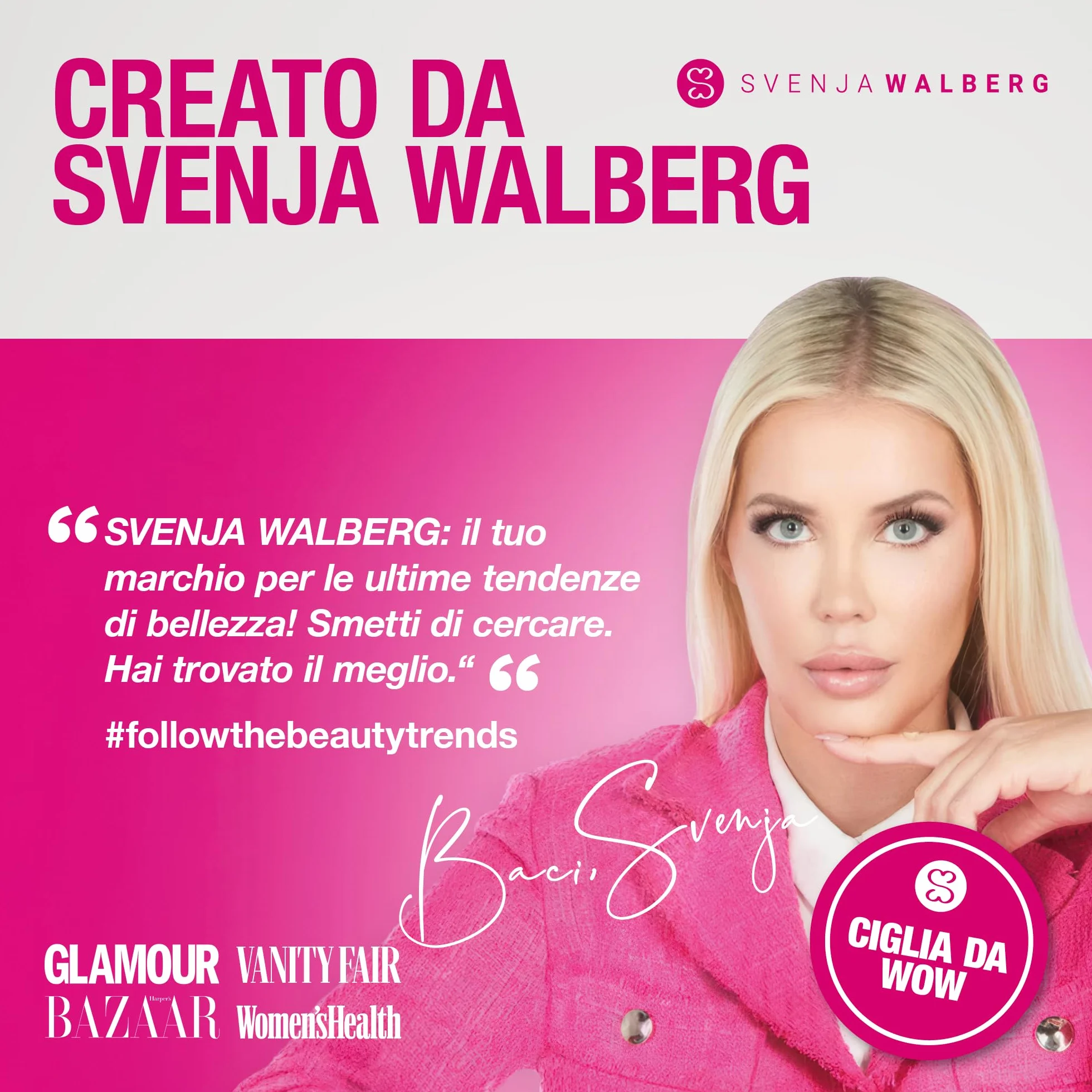 Siero professionale per ciglia LASHCOCA!NE® Svenja Walberg Booster allungamento rapido vegano