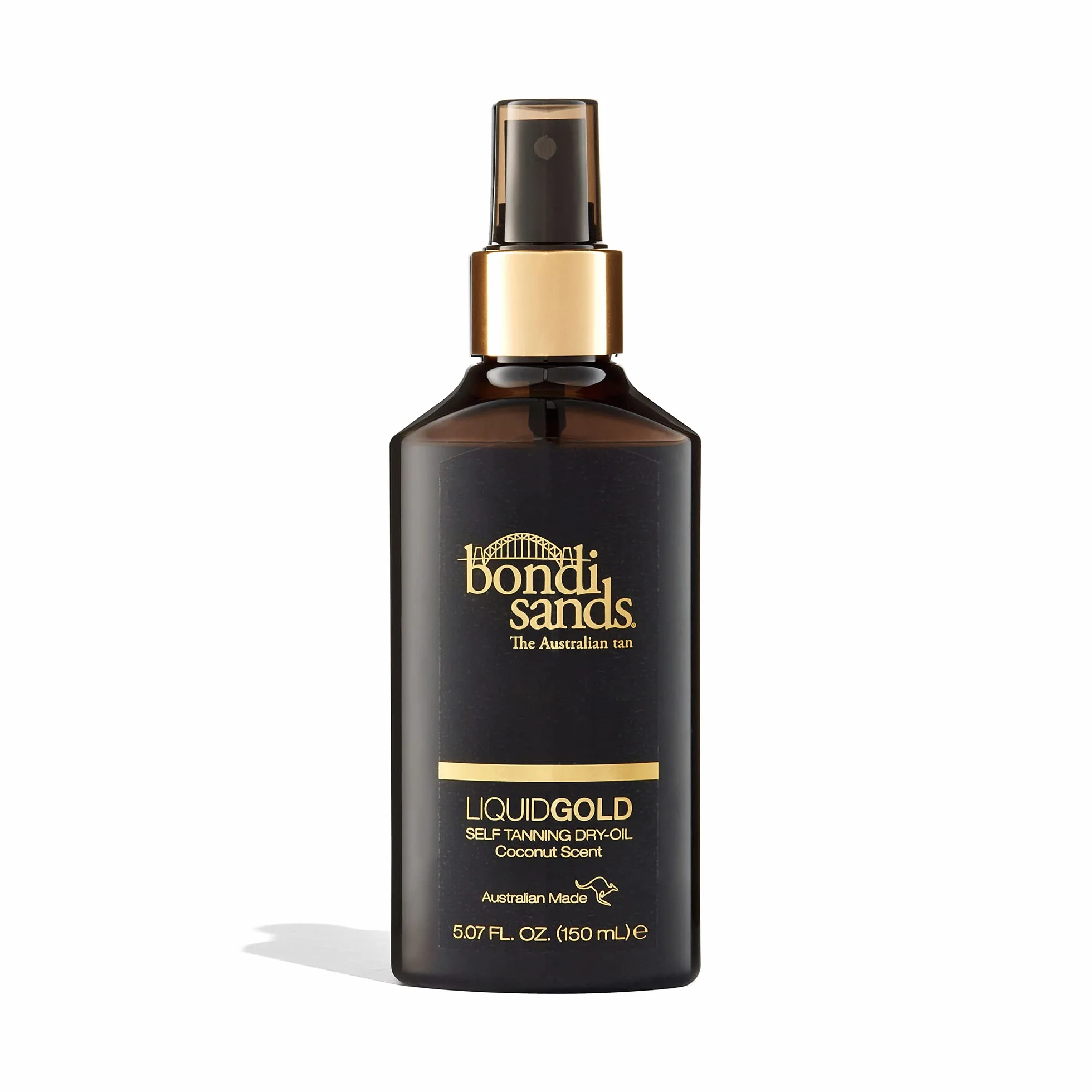 Bondi Sands Liquid Gold Dry Oil, Liquido Oro Autoabbronzante Olio 150ml