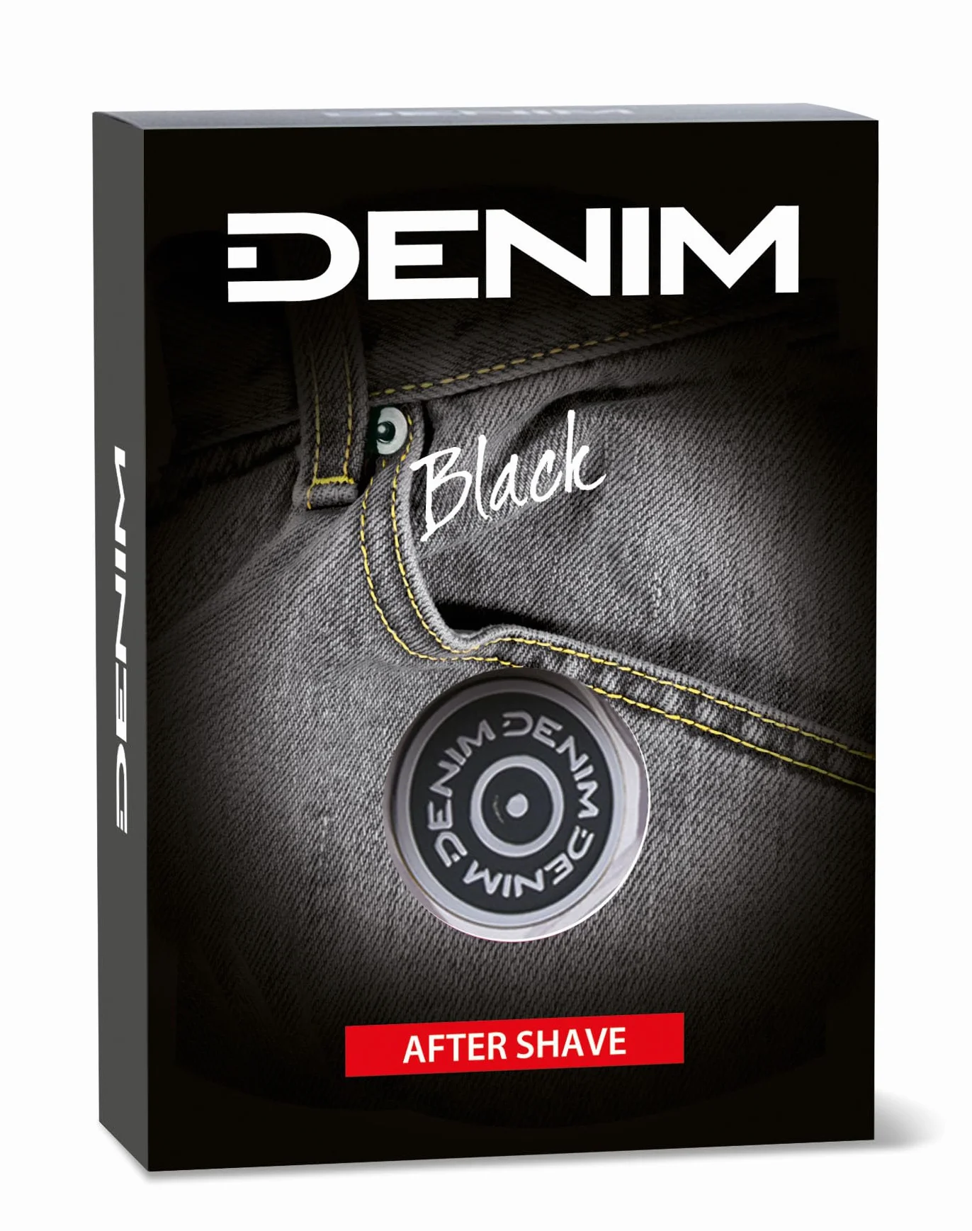 Denim - Regalo Uomo, After Shave Dopobarba 100 ml, Docciaschiuma 250 ml e Deodorante Spray 150 ml, Fragranza Black, Azione Lenitiva ed Emolliente