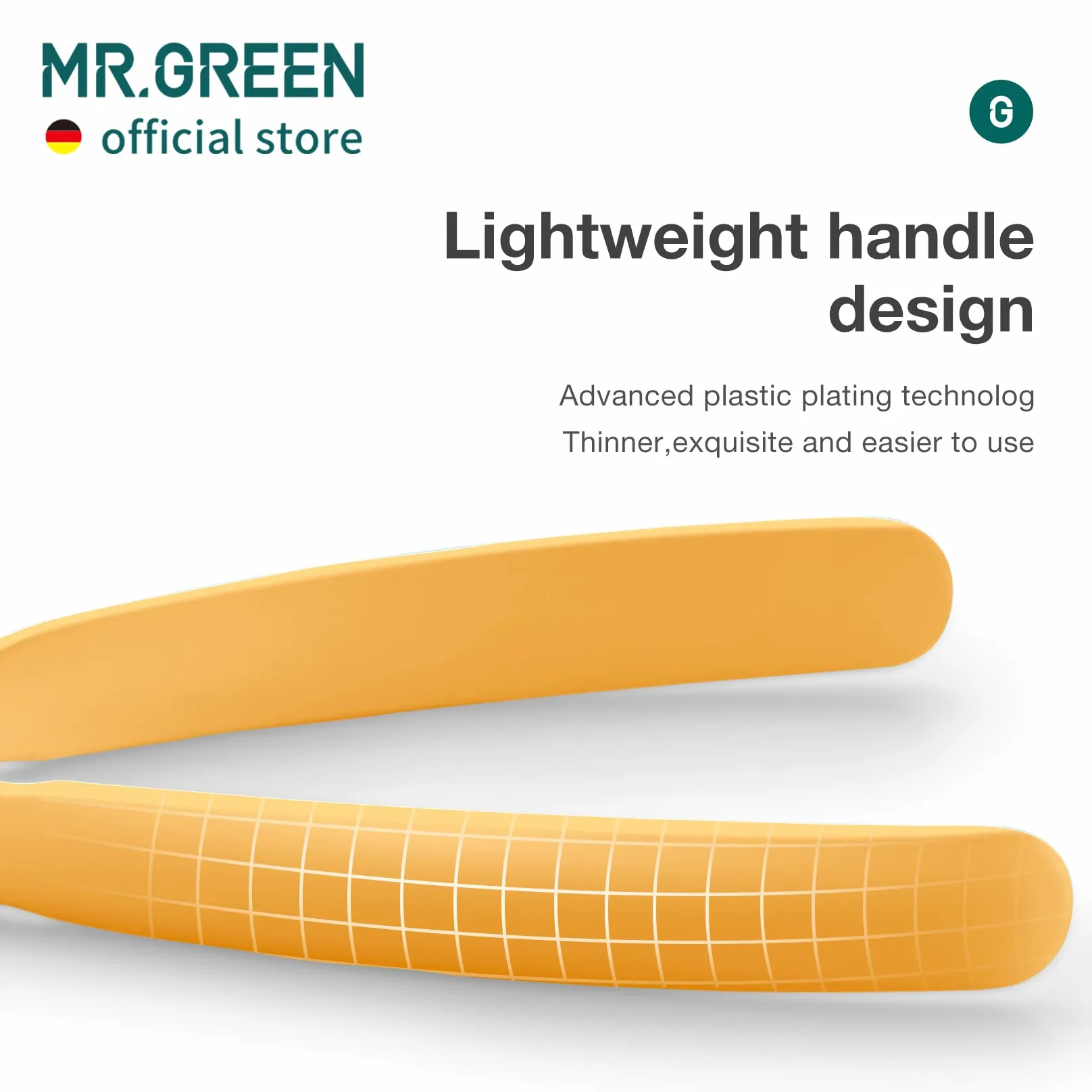 MR.GREEN Tagliaunghie in acciaio inox per unghie incarnite spesse e dure, strumenti per manicure (arancione+rimozione unghie)