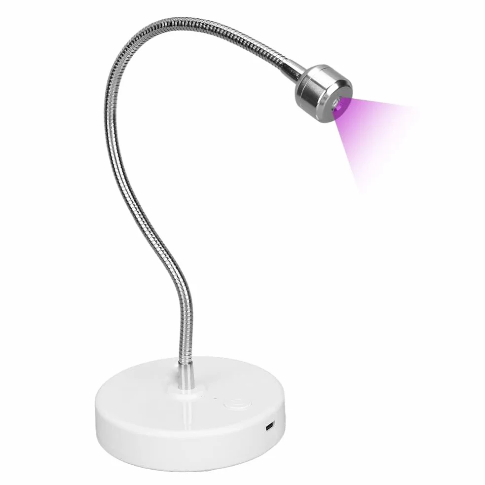 Mini Lampada per Unghie Lampada per Unghie a LED, Lampada per Unghie UV Lampada per Unghie USB Portatile Asciugatrice per Unghie Testa Girevole Smalto per Unghie Asciugatrice per Colla con Timer 60s