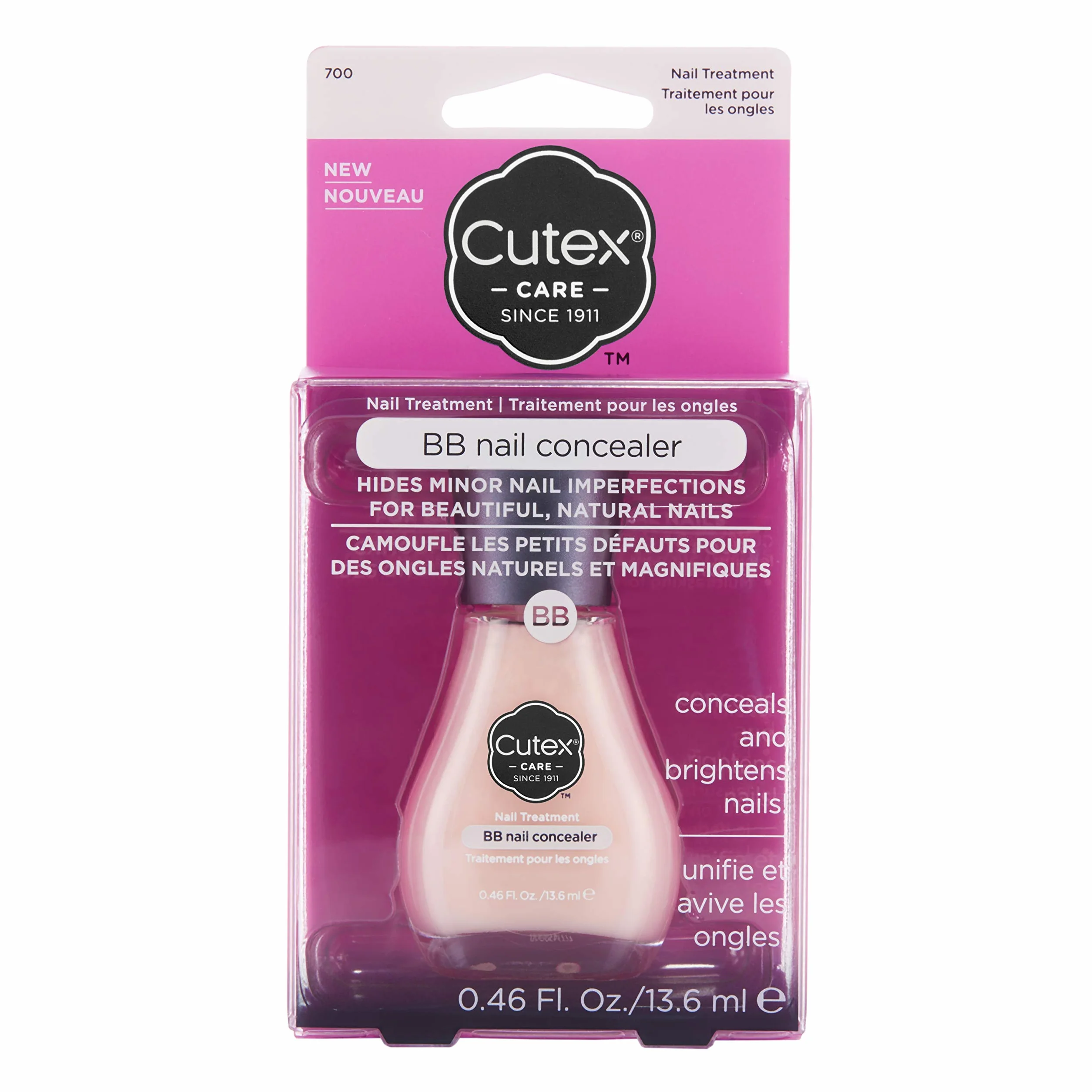 Cutex BB Nail Concealer Trattamento Nail Care Treatment Correttore Unghie dalla Superficie Imperfetta o con Macchie Bianche - 13.6 ml