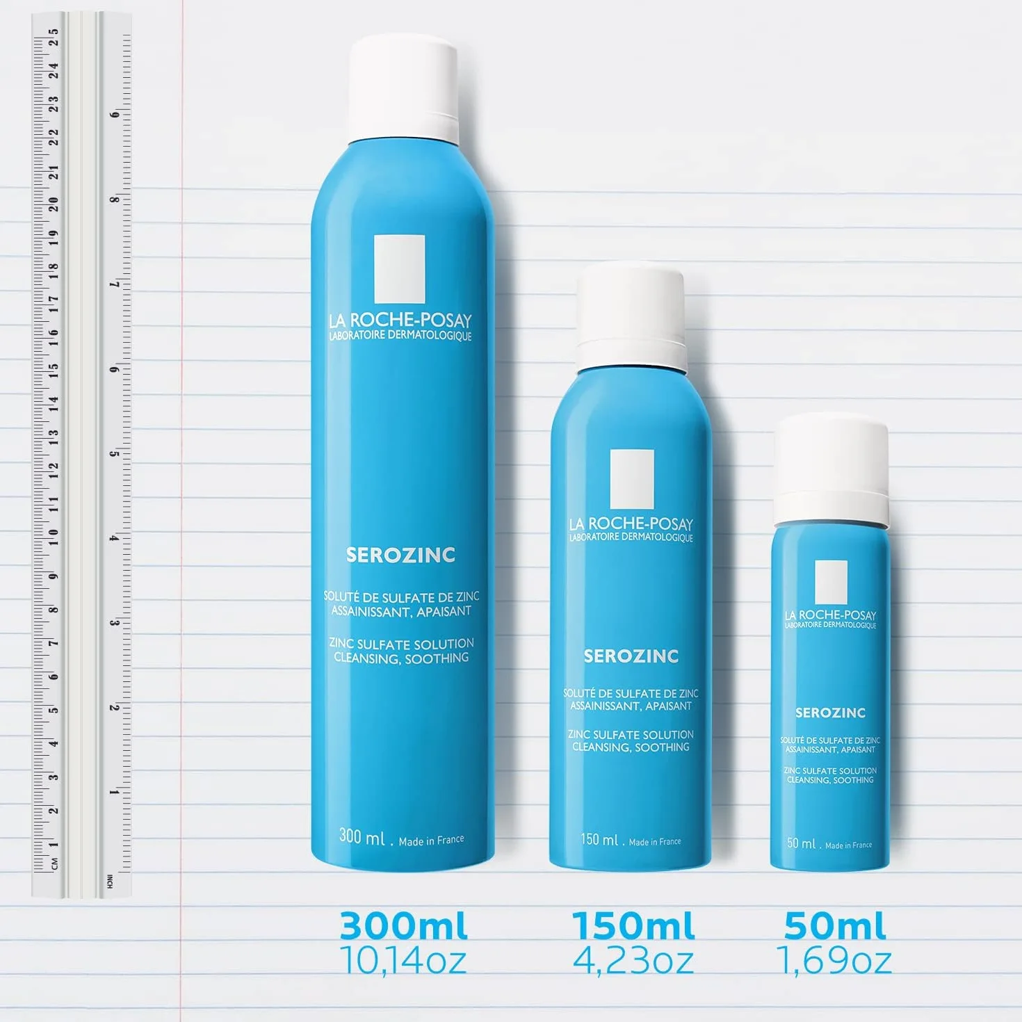 La Roche-Posay Serozinc, Tonico Spray Detergente e Astringente, Pelle Detersa e Lenita, Con Zinco Solfato e Acqua Termale, Con Proprietà Sebo-regolatrici, 150 ml