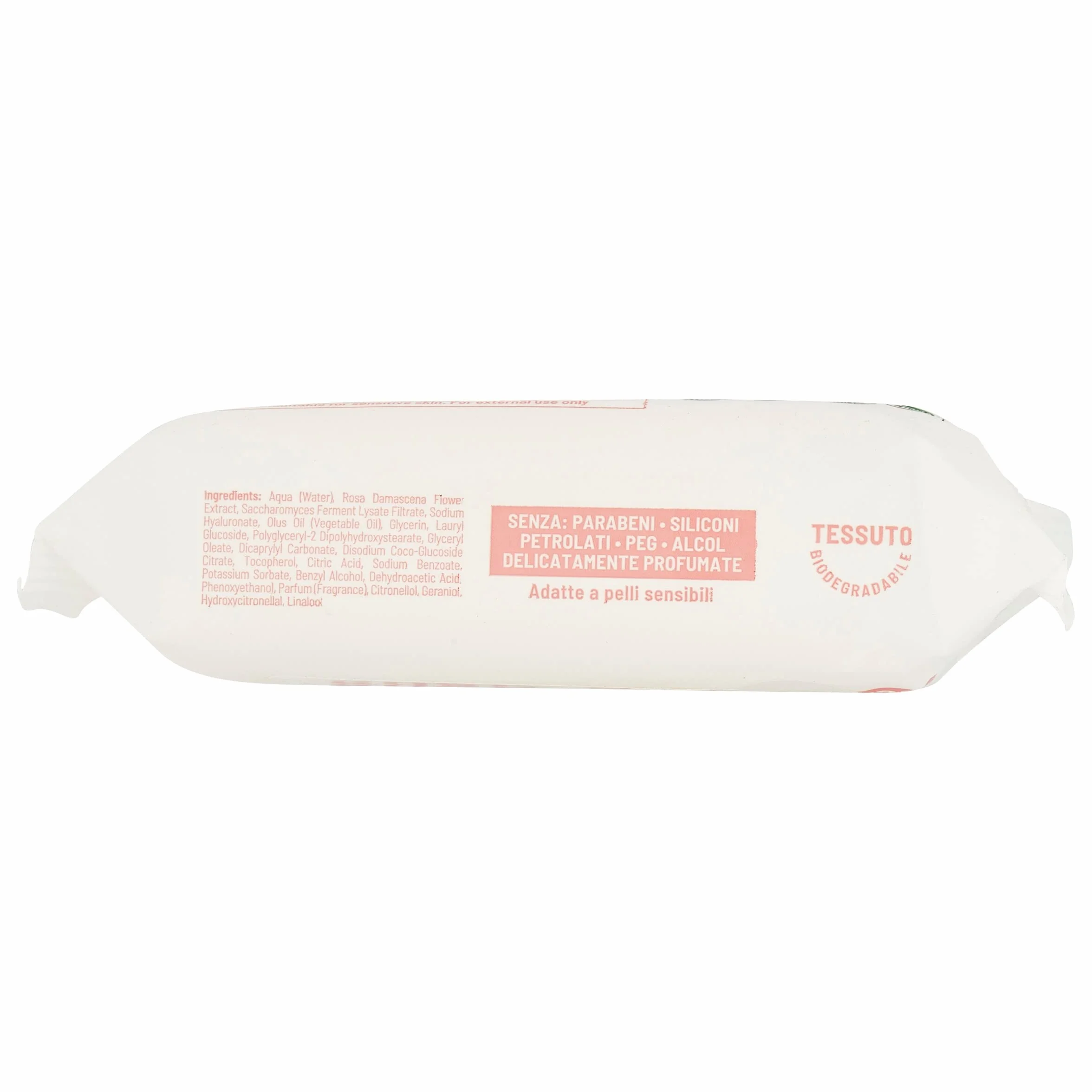 Equilibra Salviette Micellari Struccanti 100% Naturale Viscosa Rosa Fermentata Acido Ialuronico Ceramidi Vegetali 25 pz