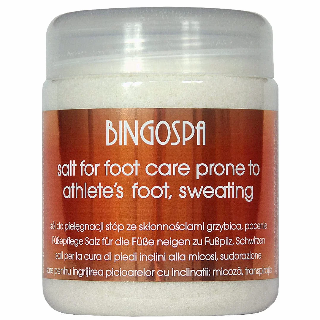 Sale per la cura dei piedi soggetti a tigna e sudorazione 2in1 550g BINGOSPA