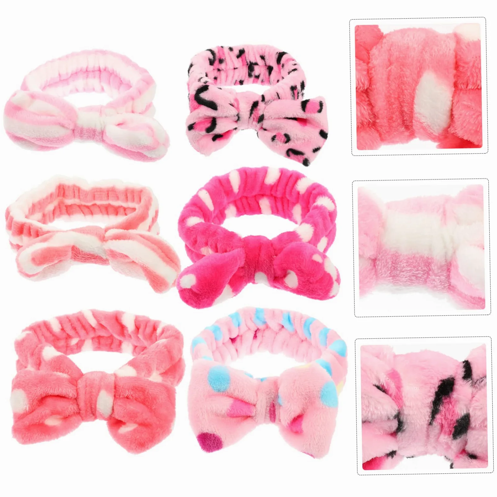 ABOOFAN 18pezzi Fasce Per Fleece Accessori Makeup Regolabili Per Headband Per e Relax