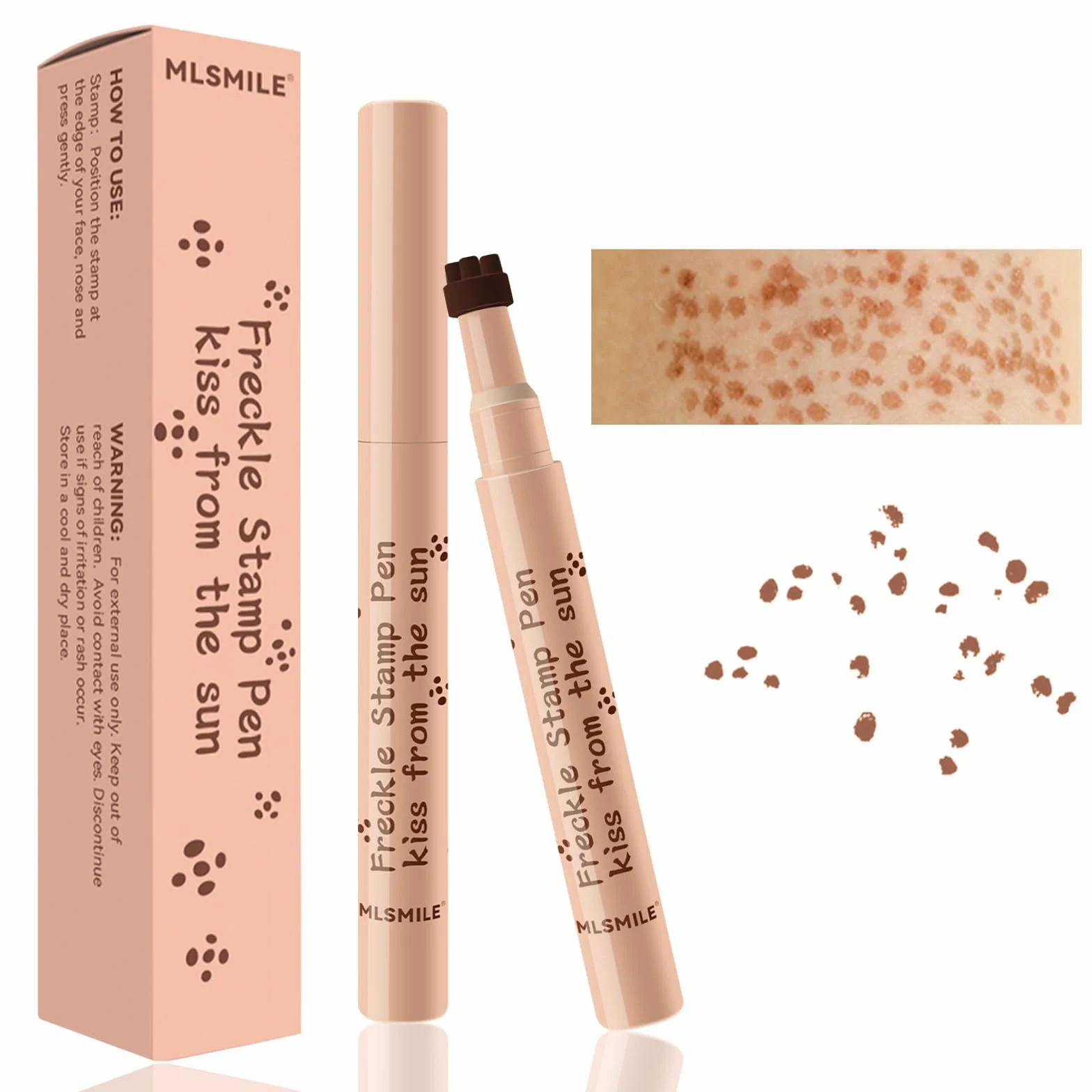 Penna Lentiggini – Freckle Pen per un Look Naturale e Luminoso, Waterproof e Lunga Durata, Facile da Applicare, Makeup Portatile per Uso Quotidiano e Occasioni Speciali (Caffè)