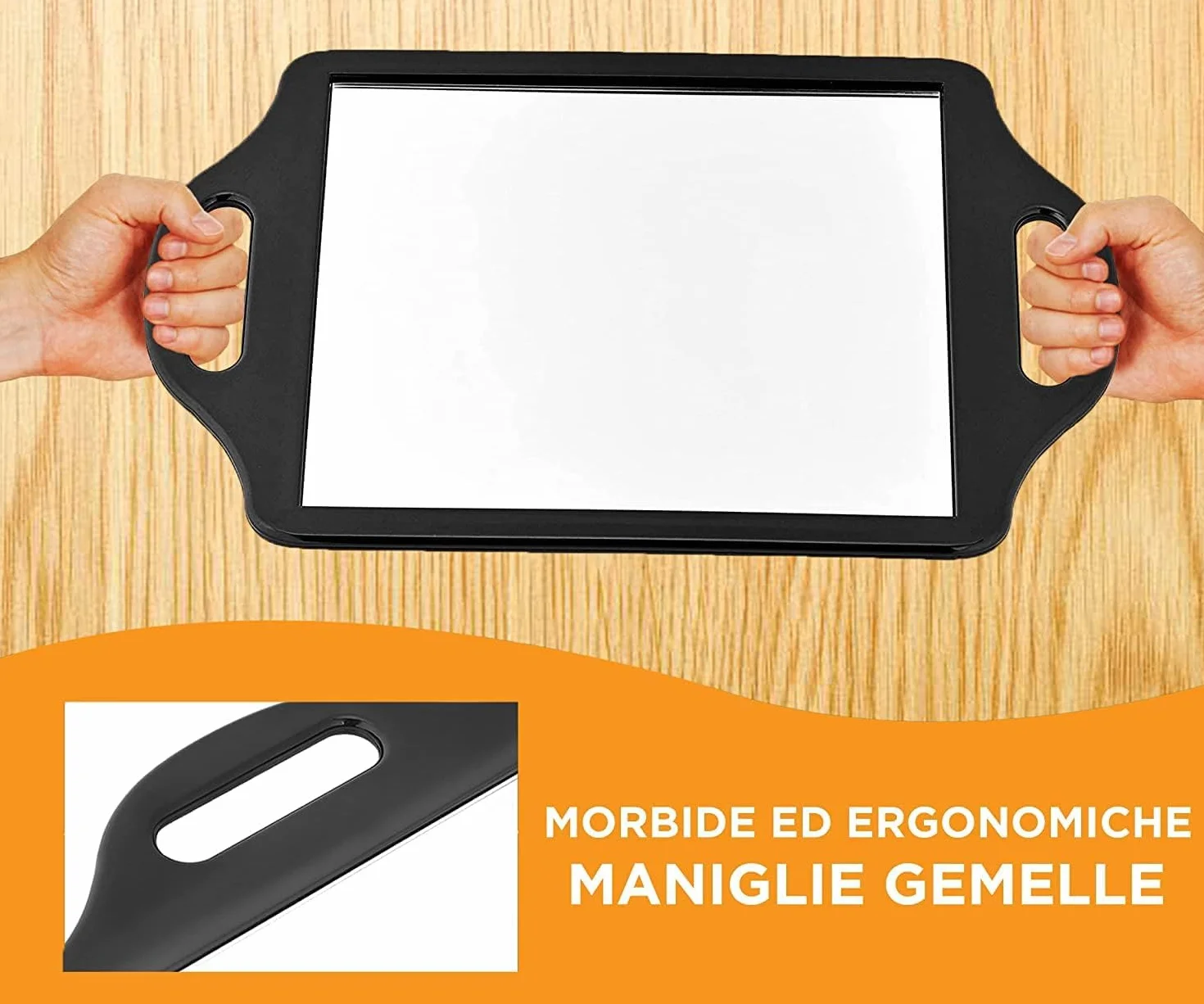 Mirrorvana Parrucchiere professionale portatile appendibile taglio capelli 21 cm x 35 cm