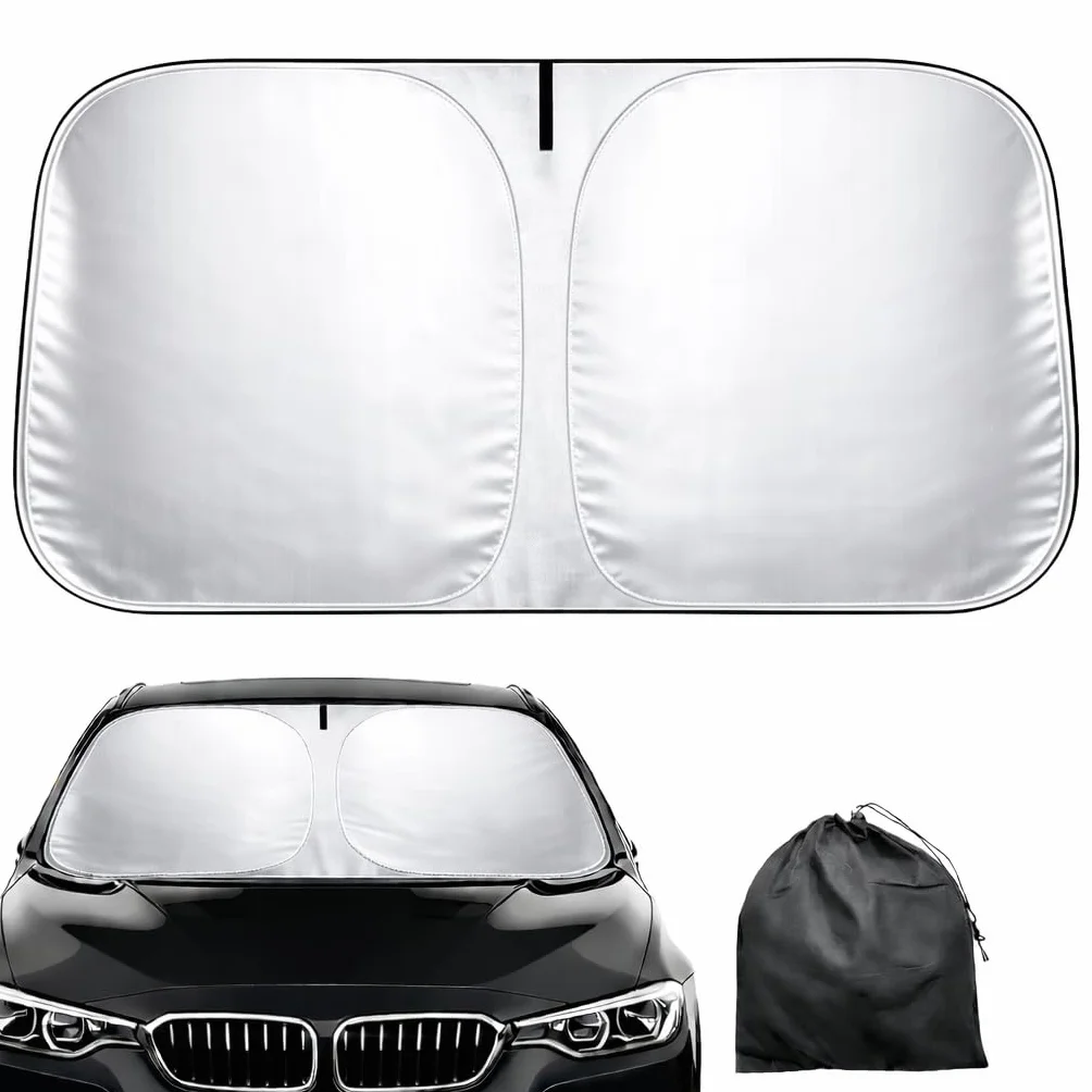 Parasole Auto Parabrezza Universale Protezione UV Anti Calore 145x80 cm