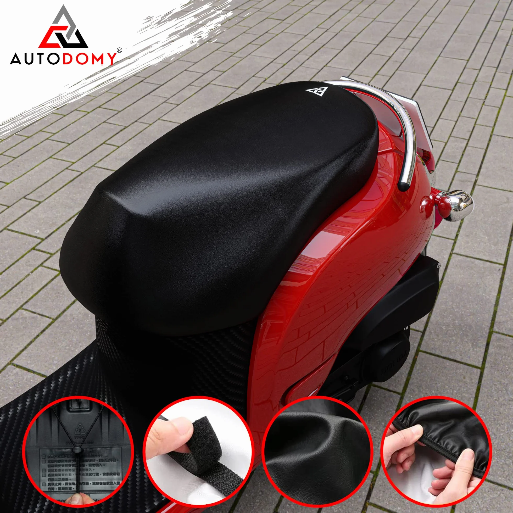 Coprisella Moto XL Antiscivolo Antigraffio Impermeabile Universale 90-110 cm