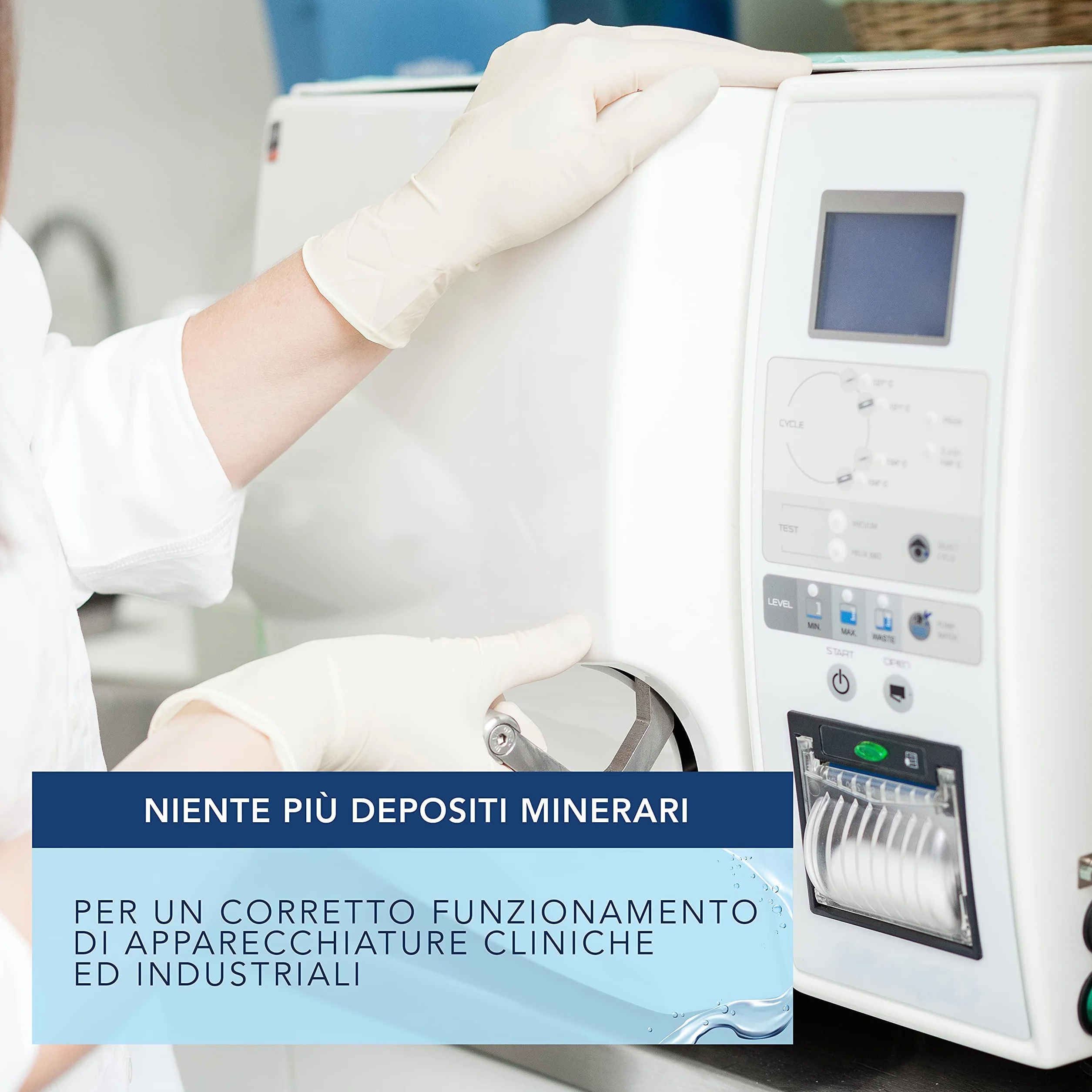 AIESI® Acqua Bidistillata F.U. pura (5 litri) per uso clinico ed industriale, Distillata due volte, Demineralizzata, Made in Italy