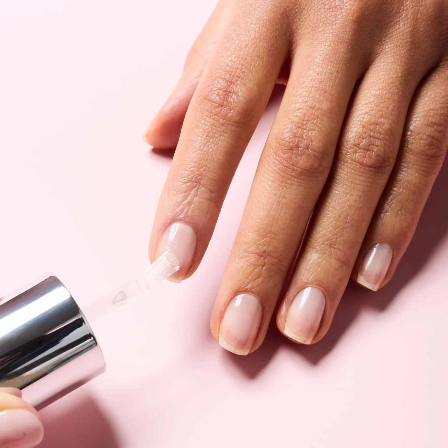 Semilac Plant Keratin Boost Balsamo per unghie 11 ml – Cura & Base Coat per unghie fragili, con cheratina vegana, rinforza e rigenera