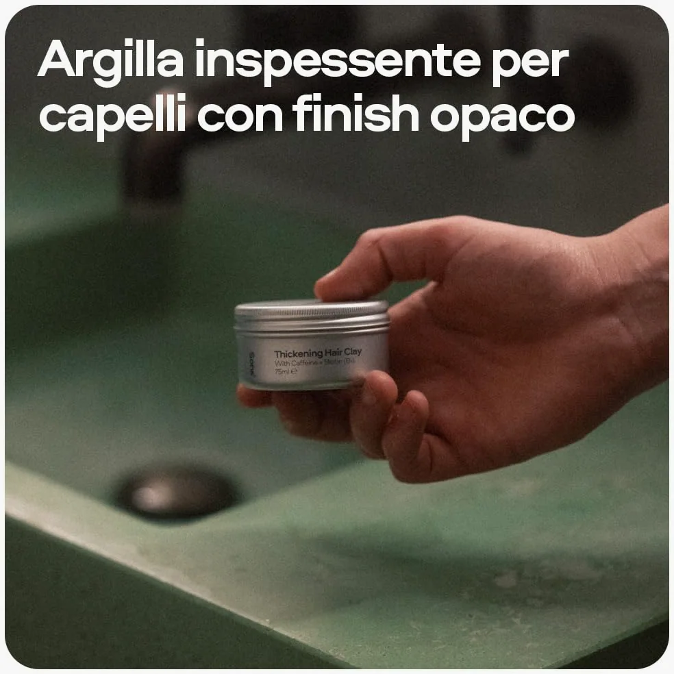 Sons Trattamento Anticaduta e Antidiradamento per Uomo, Include Shampoo e Balsamo con Saw Palmetto e Argilla Ispessente con Caffeina e Biotina, Fornitura 3 Mesi