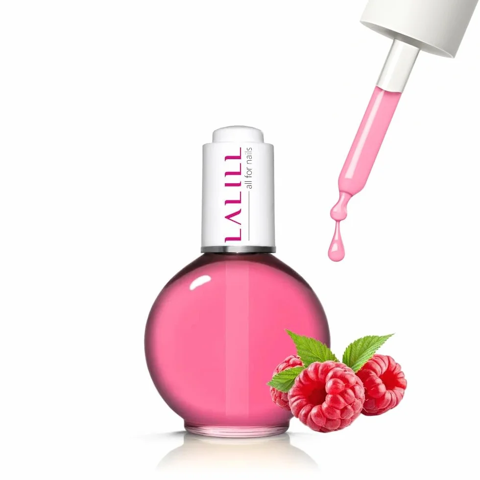 LALILL Olio per Cuticole e Unghie 75ml Lampone Idratante Rigenerante