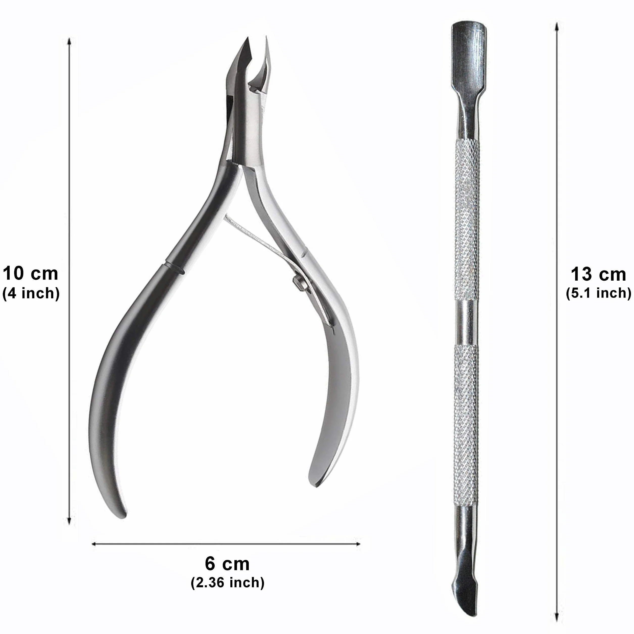 Longivia® Tronchesino Cuticole Acciaio Inox Professionale Pedicure Manicure Tagliaunghie Precisione