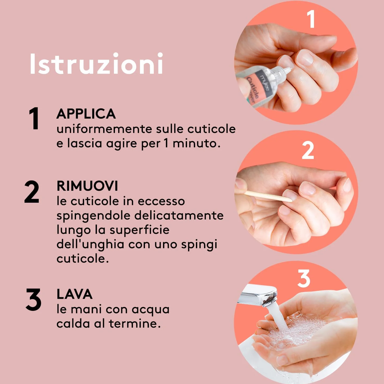 Mylee Cuticle Remover 50ml – Gel per la rimozione delle cuticole