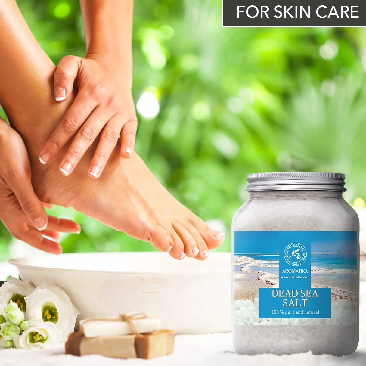 Sale del Mar Morto 1000g - Naturale e Puro al 100% - Sali del Mar Morto 1Kg - Meglio per il Buon Sonno - Antistress - Bagno - Bellezza - Rilassante - Sali da Bagno