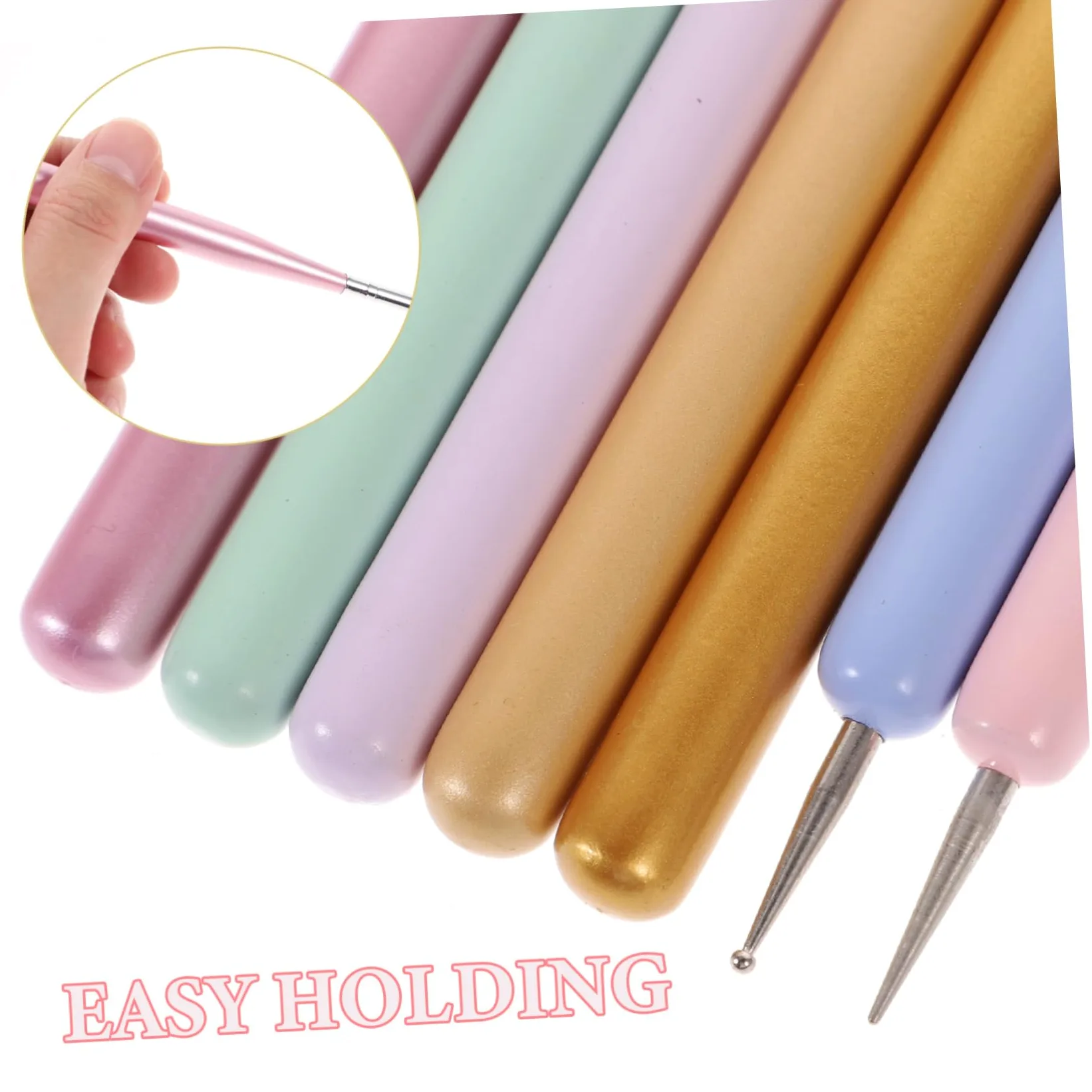 minkissy 35pezzi Pennelli Per Nail Art Pennelli Per Manicure Multiuso Con Manico Strumenti Per Decorazioni Unghie Perfetti Per Professionisti e Fai Da Te