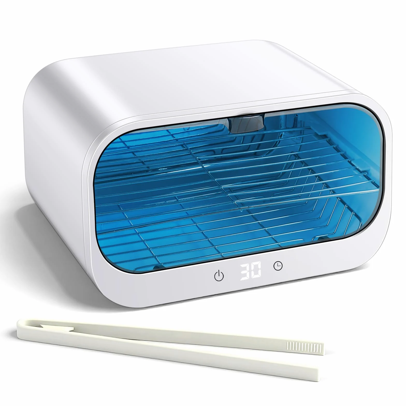 Sterilizzatore per strumenti per unghie, grande sterilizzatore per estetista, 110 V, multifunzionale, con tempo regolabile per uso domestico, barbieri, saloni di bellezza e spa