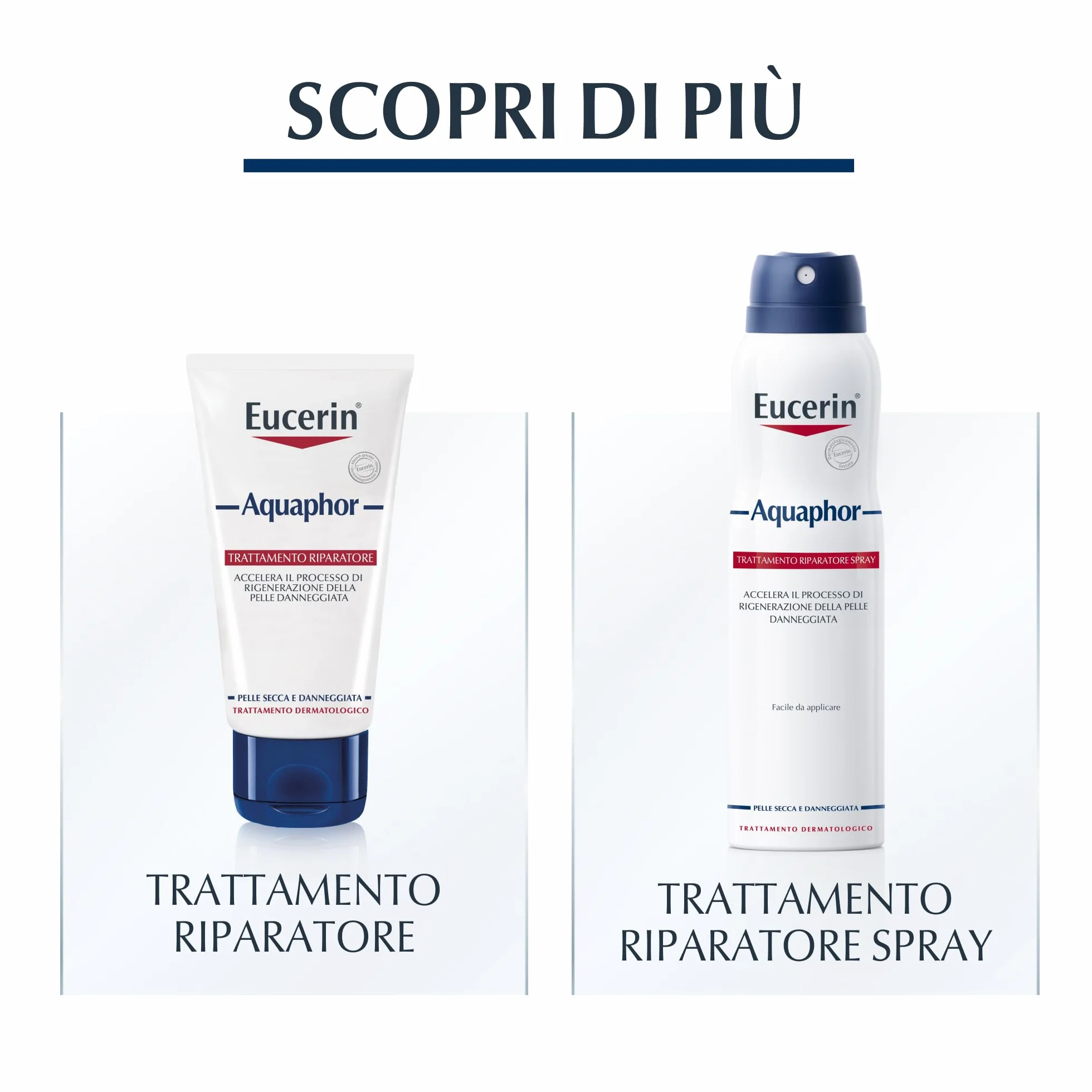Eucerin Aquaphor SOS Riparatore Labbra 10 g Balsamo labbra azione rapida pelle secca screpolata