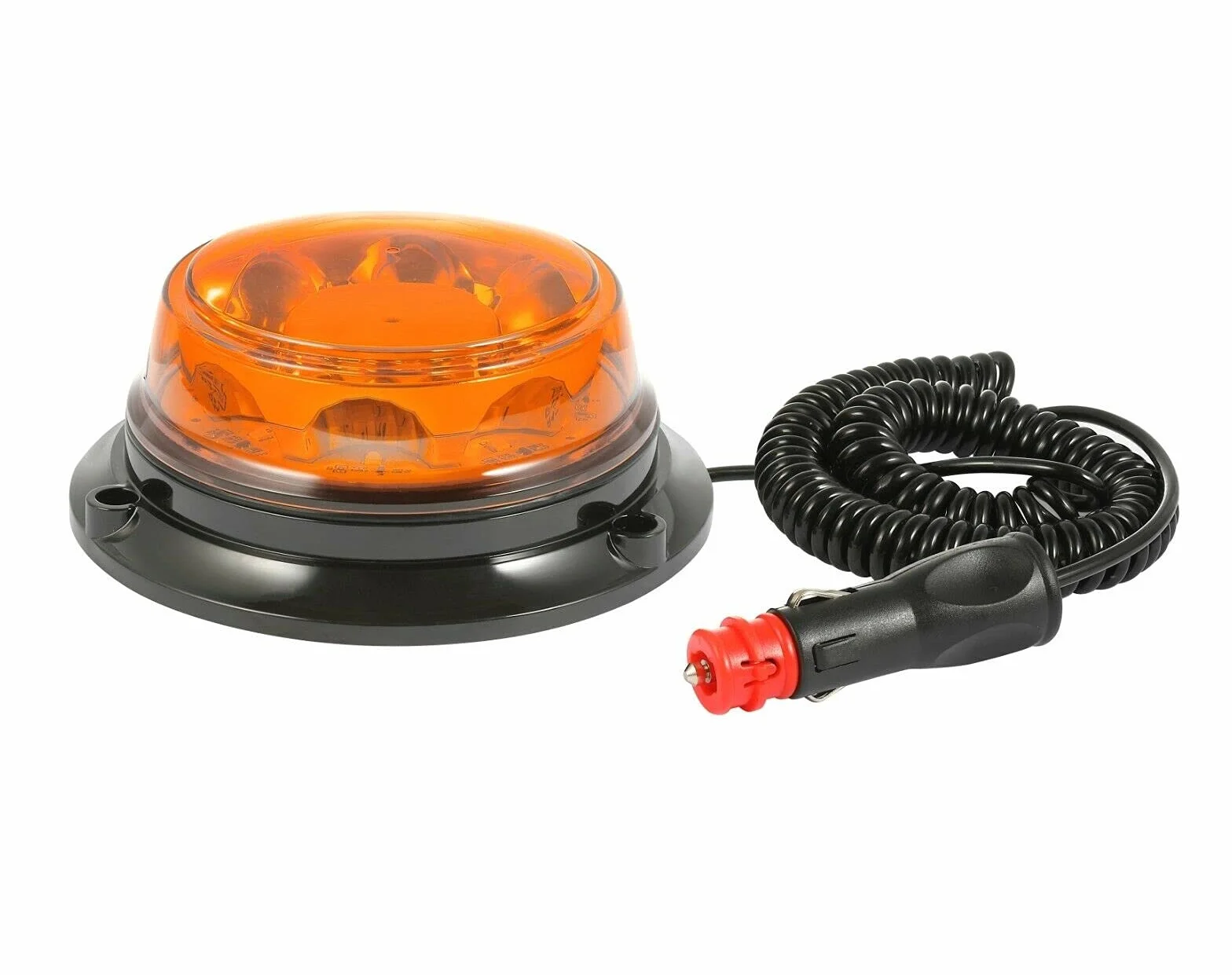 J/J Lampeggiante 8 LED Arancione Basso Girofaro 12v 24v Omologato 4 Modi