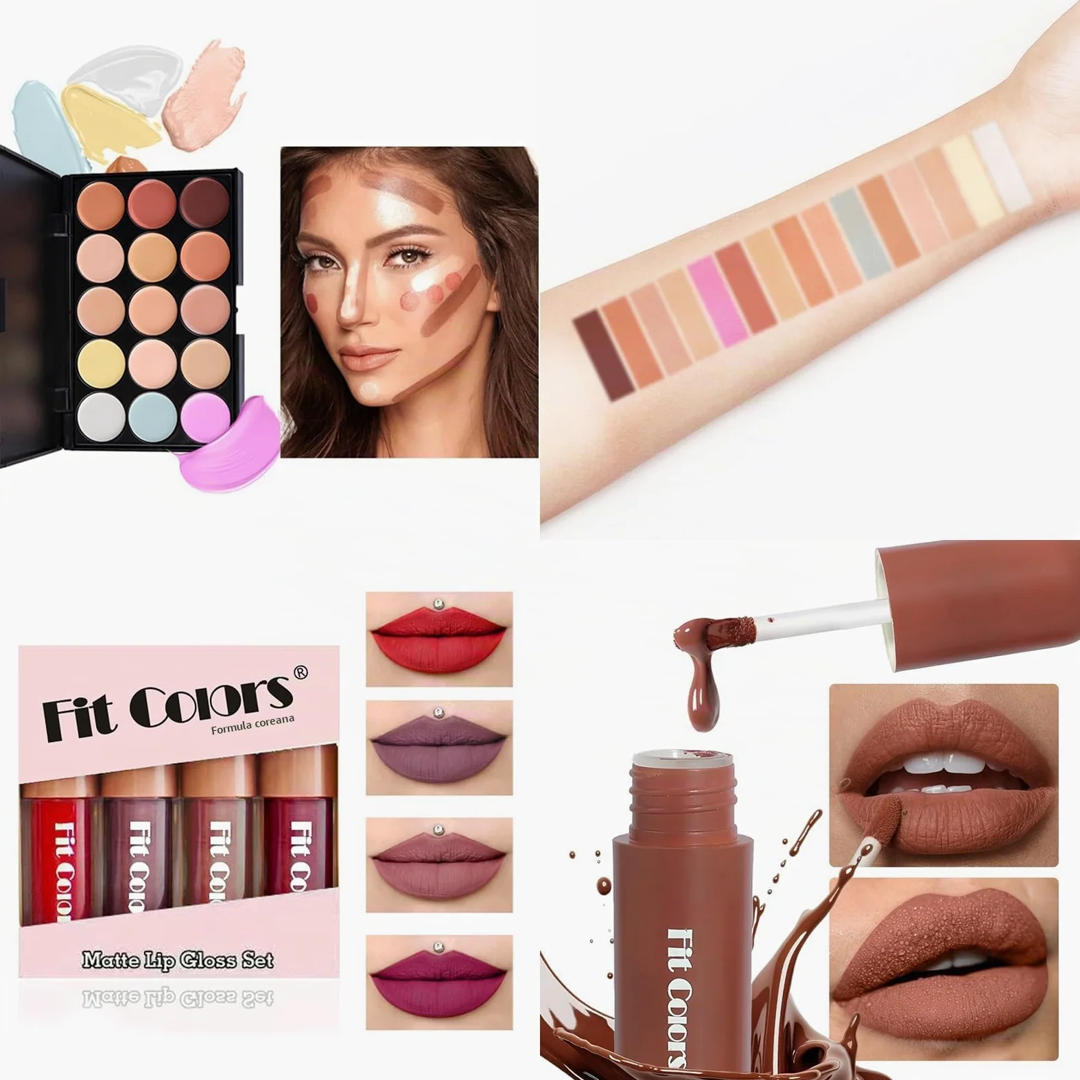 All in One Make Up Set Trucco Da Donna, Kit Starter Kit Multifunzione Cosmetico Trucco Con Palette di Ombretti, Rossetto, Eyeliner, Mascara, Pennello per Donne Ragazze