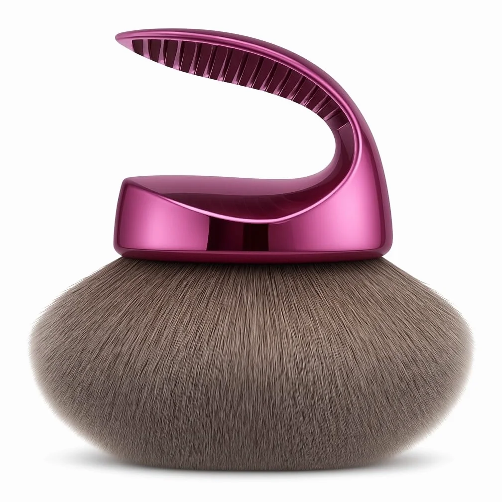 Blend & Blur - Pennello autoabbronzante extra large Kabuki per autoabbronzante, pennello per il trucco del corpo ad alta densità, per gambe impeccabili, trucco e bronzer, applicatore