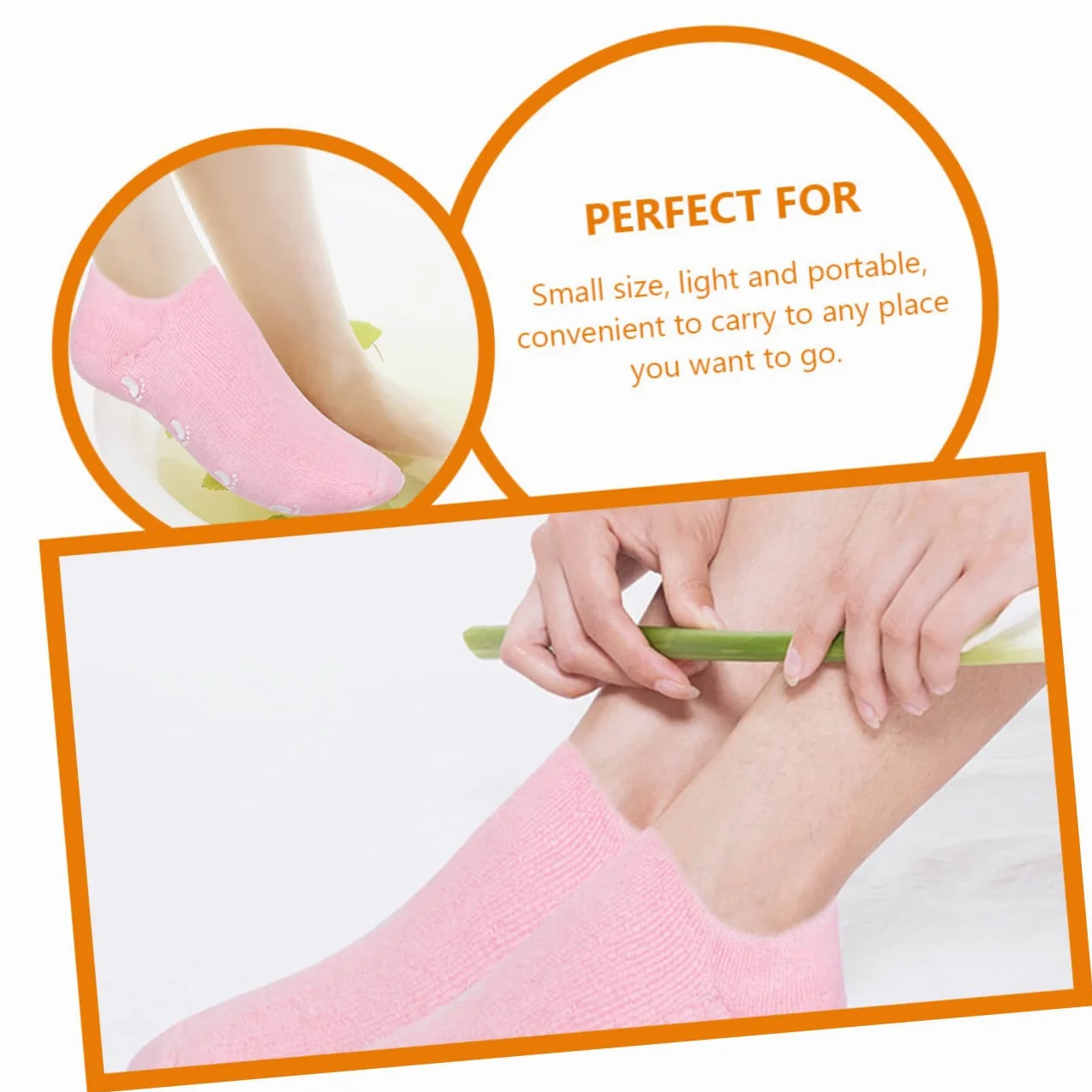 BESTYASH 3 Paia Socks Nutrienti per Spa Morbide e Antiscivolo per Trattamenti Idratanti Dei Talloni Screpolati