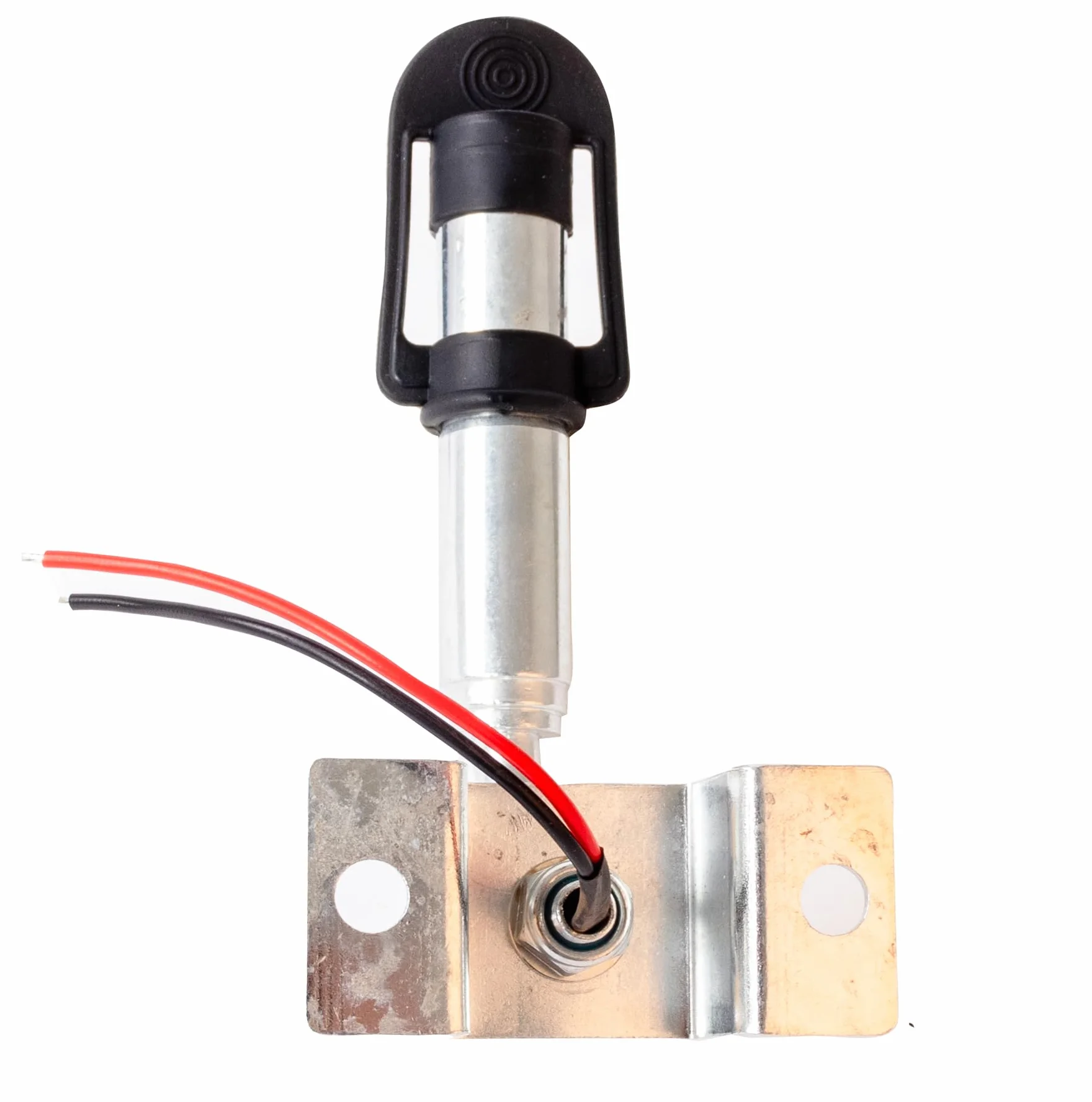 Ama Piantone per Lampeggiante Inclinabile 180° Metallo Zincato Altezza 170 mm Diametro 24 mm