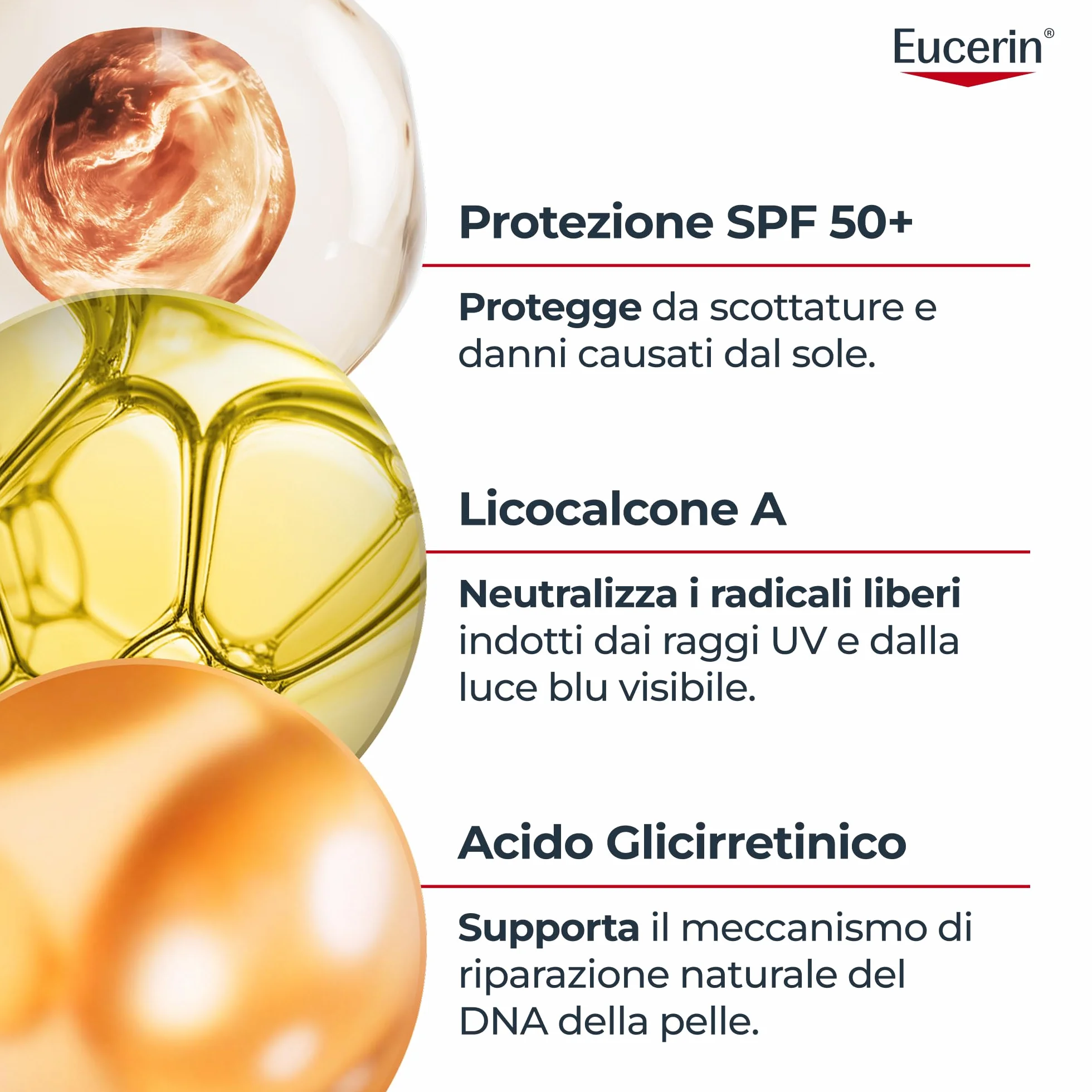 Eucerin Oil Control Body Sun Transparent Dry Touch SPF 50 200 ml Crema Solare Spray UVA/UVB Protezione Solare Pelle Sensibile Acneica