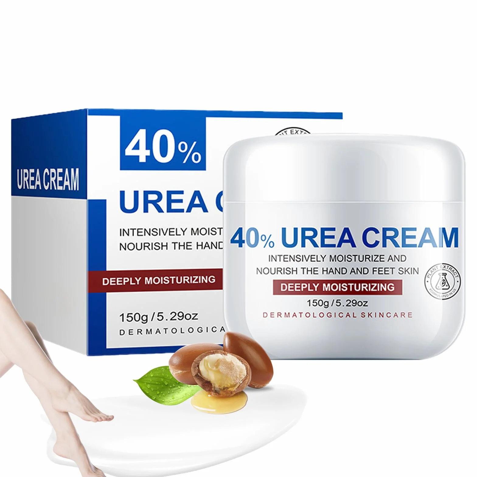 Crema Urea 40% 150g Riparatrice Anti Calli per Piedi, Talloni, Mani e Gomiti