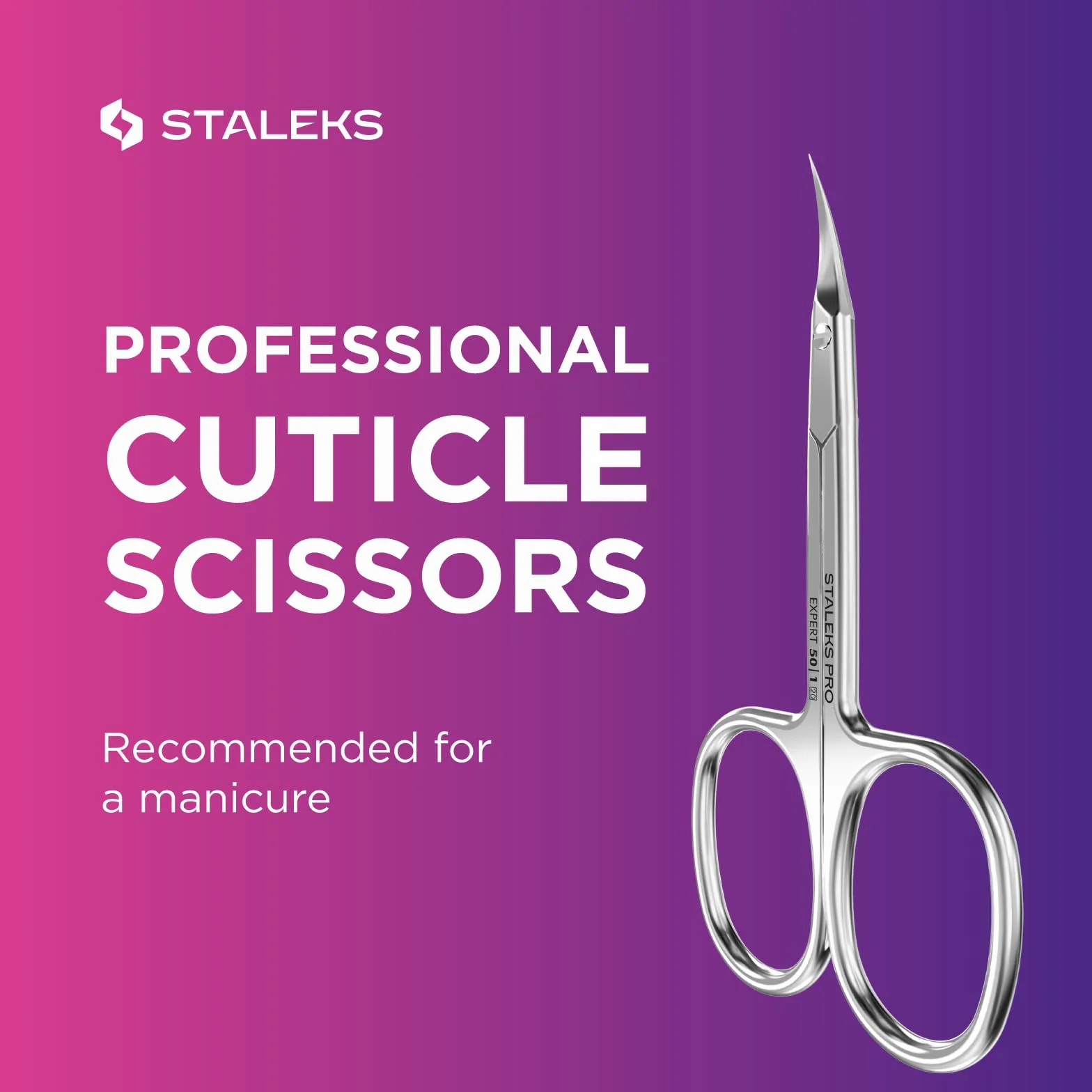 STALEKS PRO Expert 50 Forbici professionali per cuticole SE-50/1